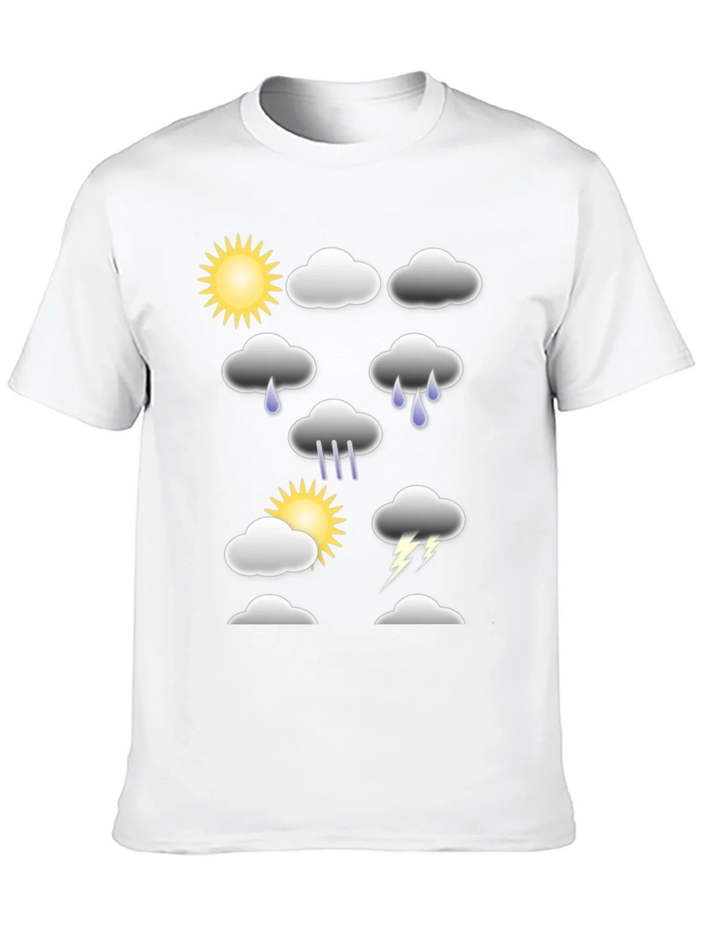 Weather Graphic T-Shirt - Fun Casual Tee product image 9