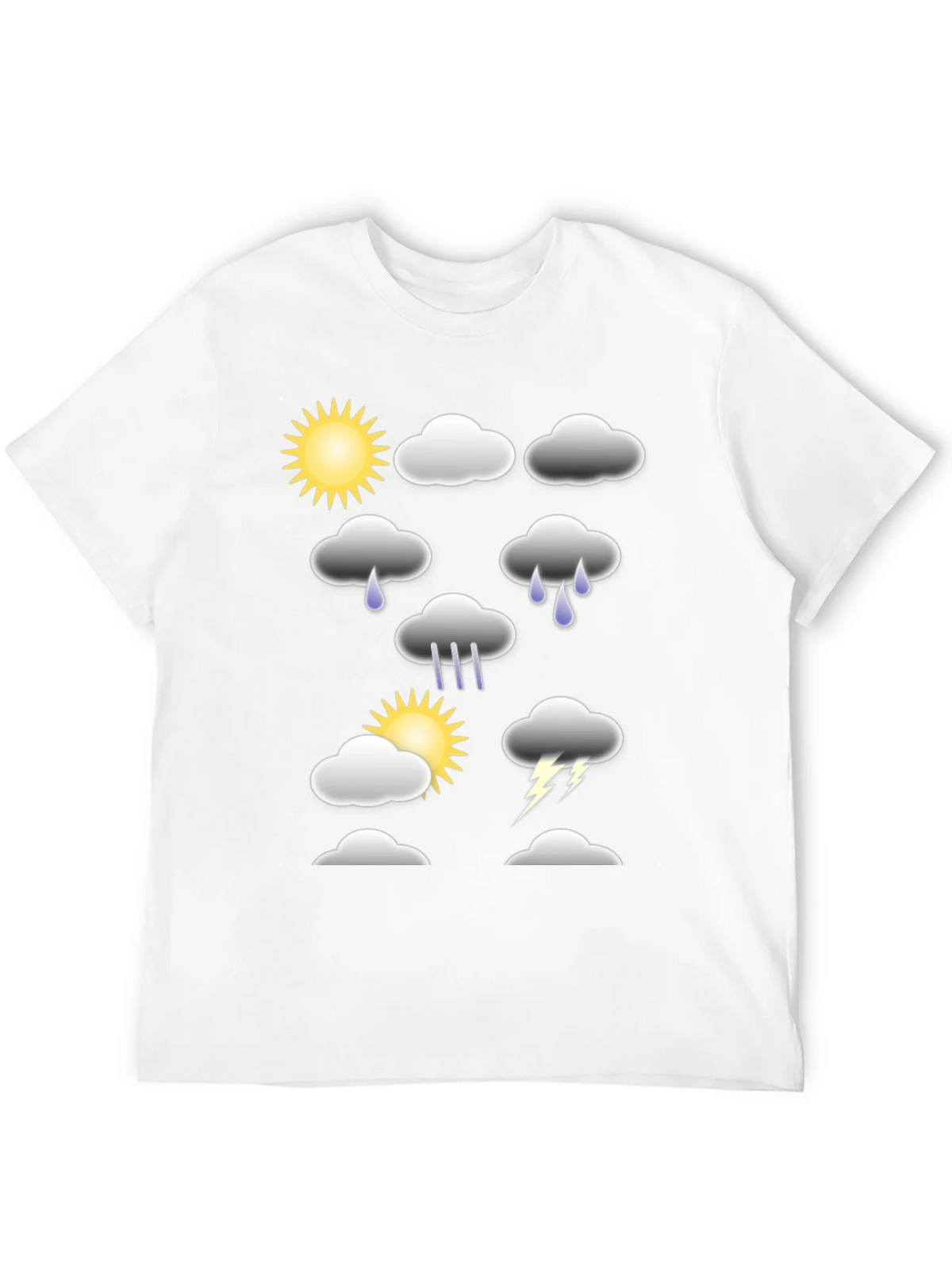 Weather Graphic T-Shirt - Fun Casual Tee product image 11