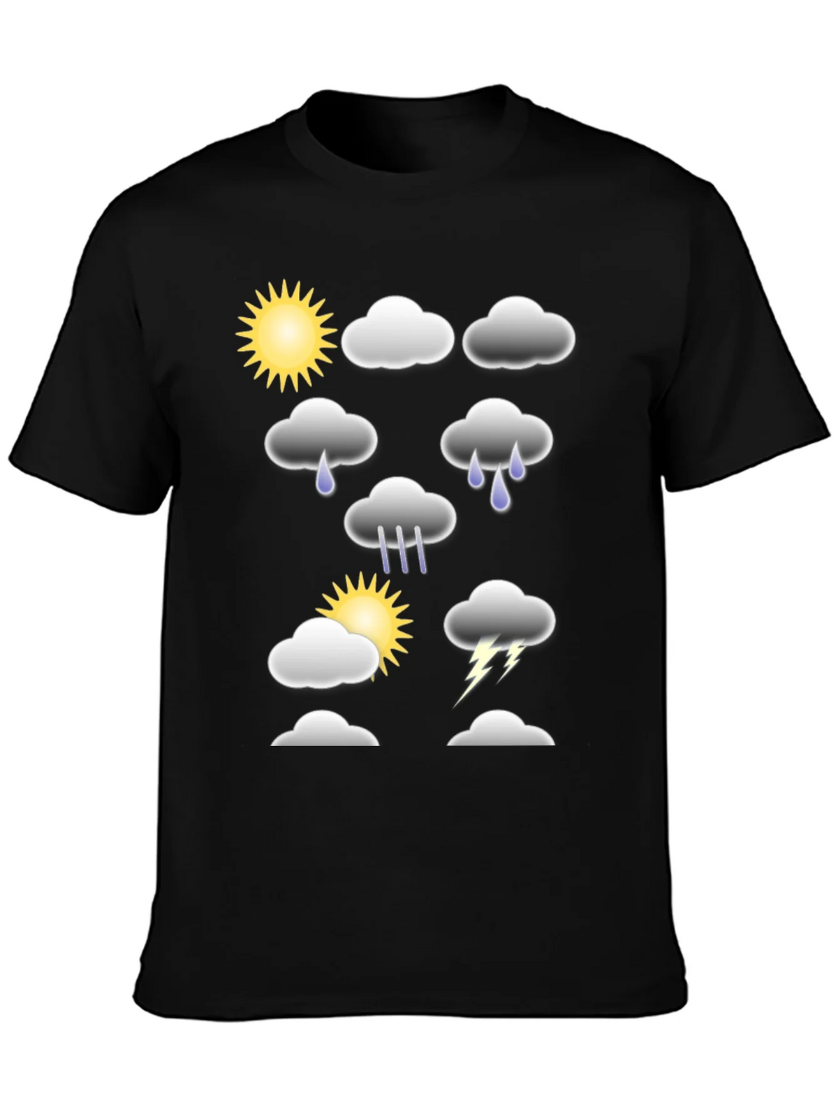 Weather Graphic T-Shirt - Fun Casual Tee product image 3