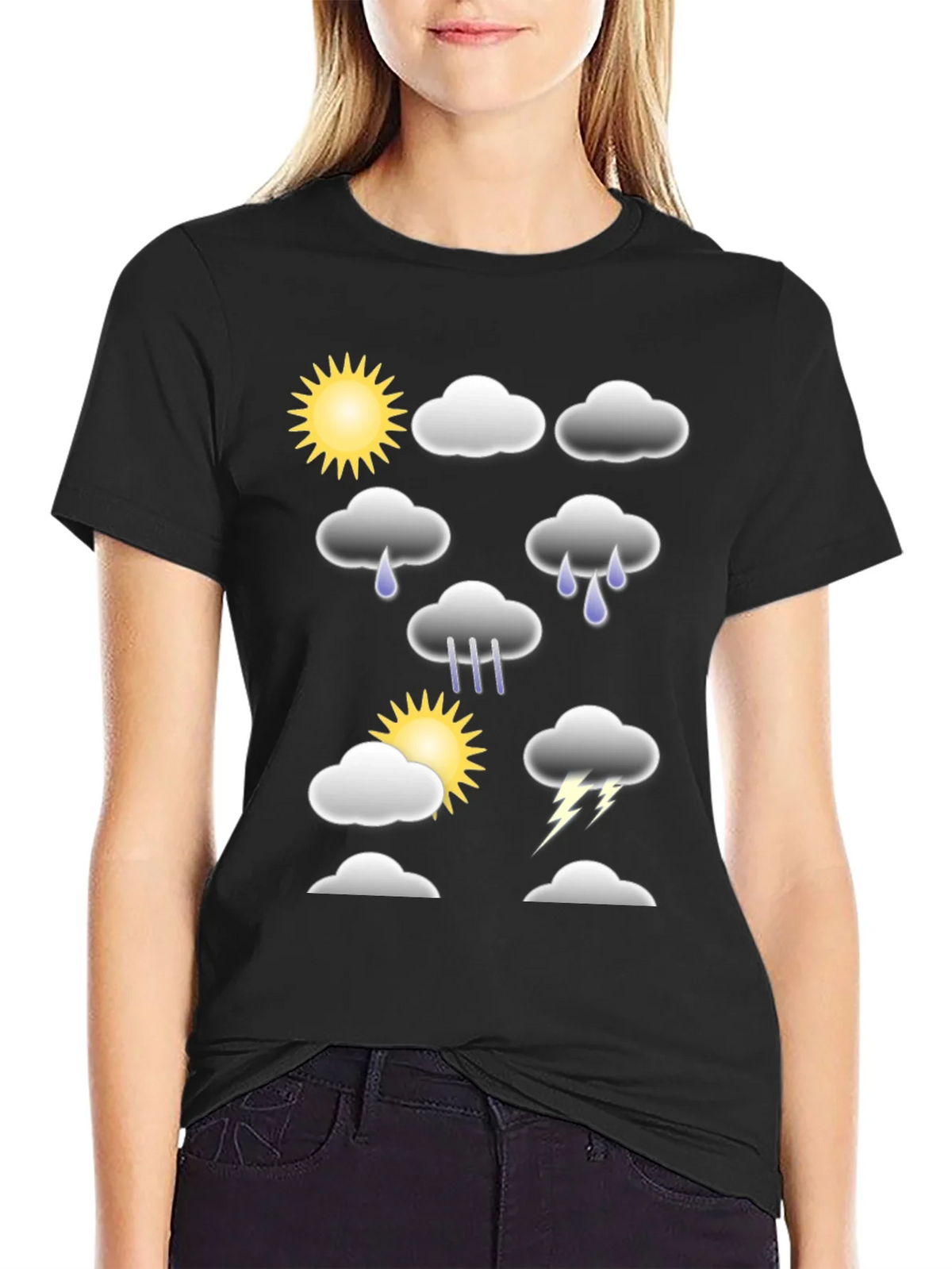 Weather Graphic T-Shirt - Fun Casual Tee product image 2