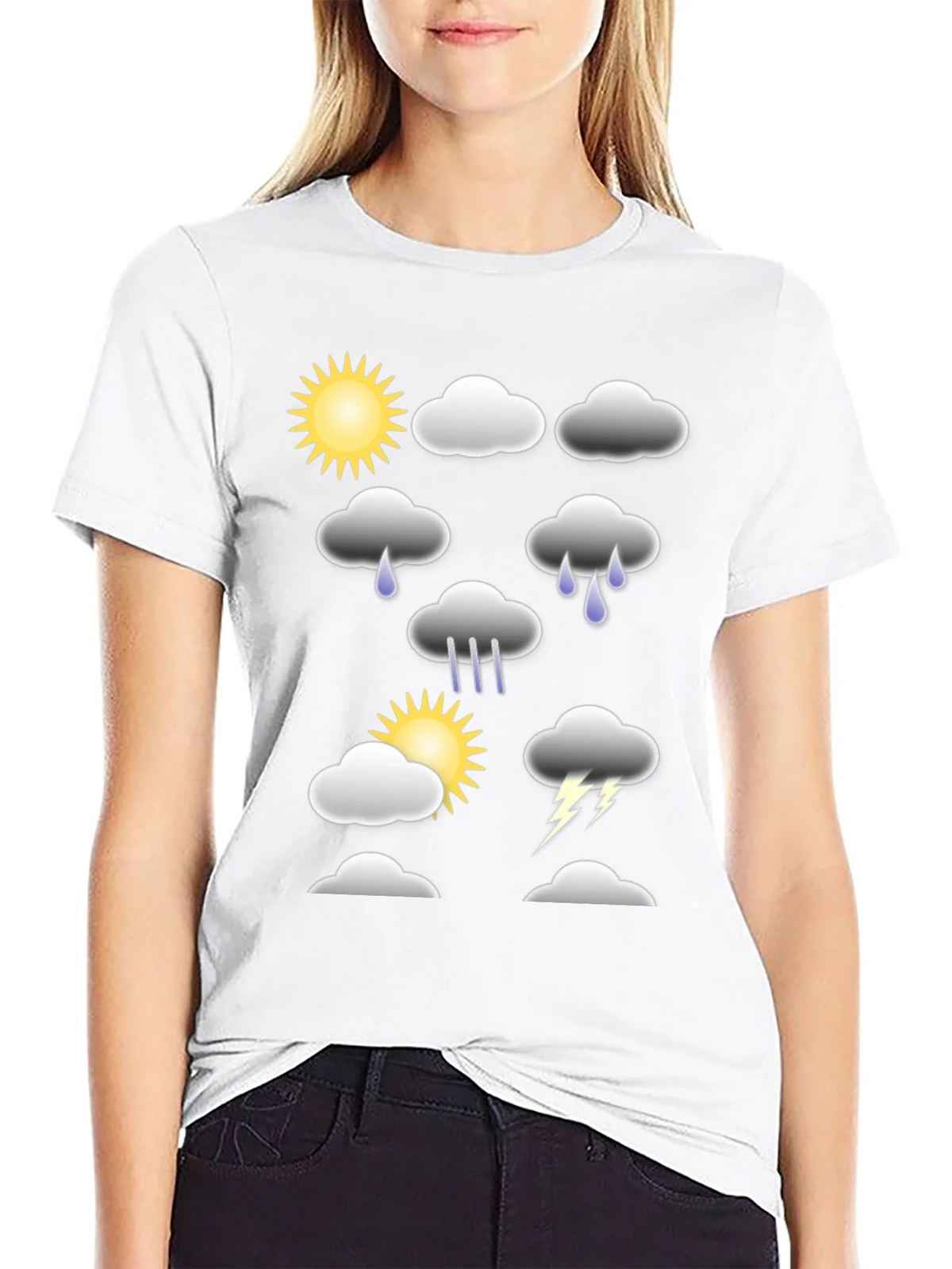 Weather Graphic T-Shirt - Fun Casual Tee product image 8