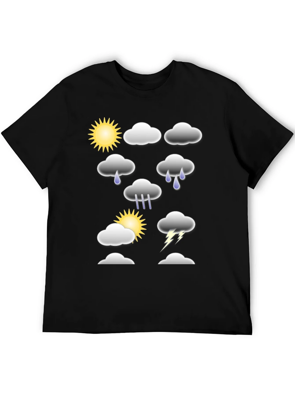 Weather Graphic T-Shirt - Fun Casual Tee product image 5