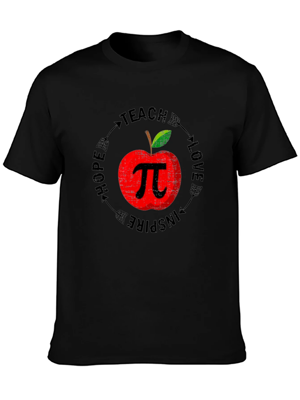 Teacher Apple Pi Graphic Tee product image 3