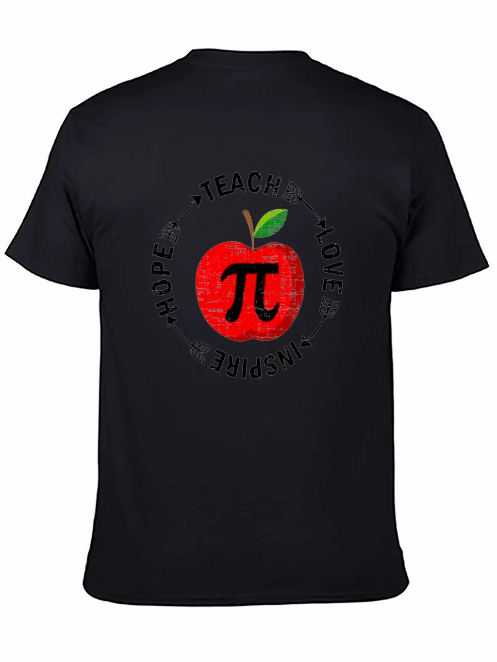 Teacher Apple Pi Graphic Tee product image 4