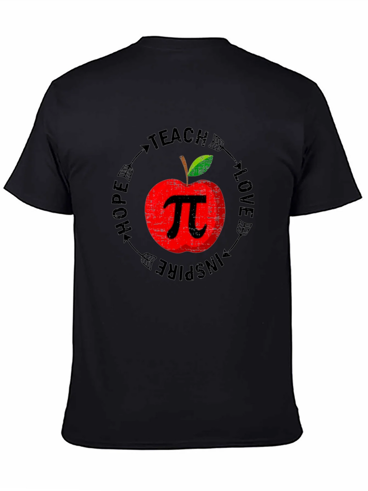 Teacher Apple Pi Graphic Tee product image 4