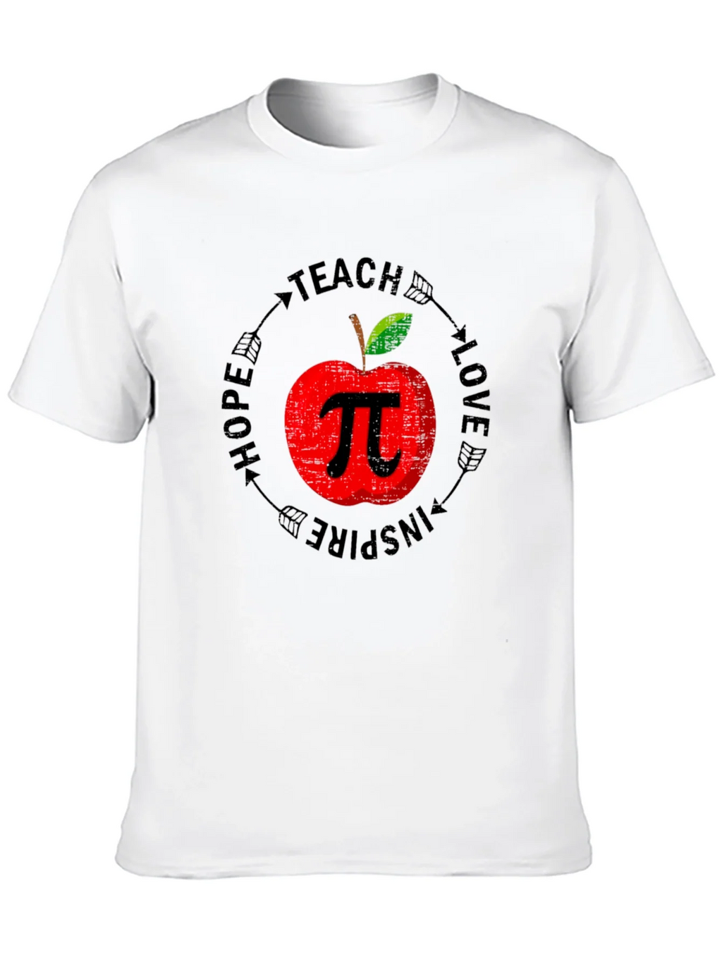 Teacher Apple Pi Graphic Tee product image 9