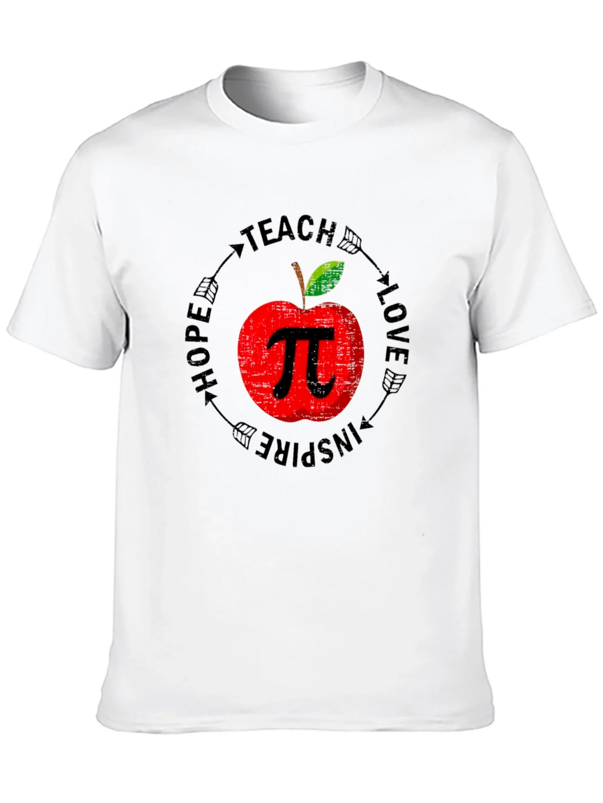 Teacher Apple Pi Graphic Tee product image 9