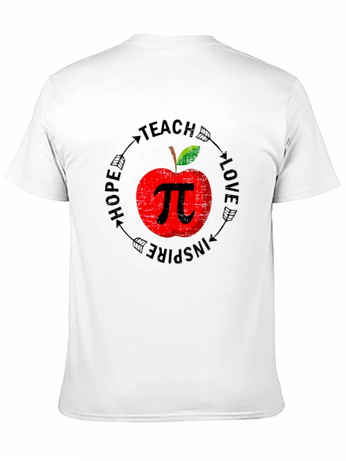 Teacher Apple Pi Graphic Tee product image 10