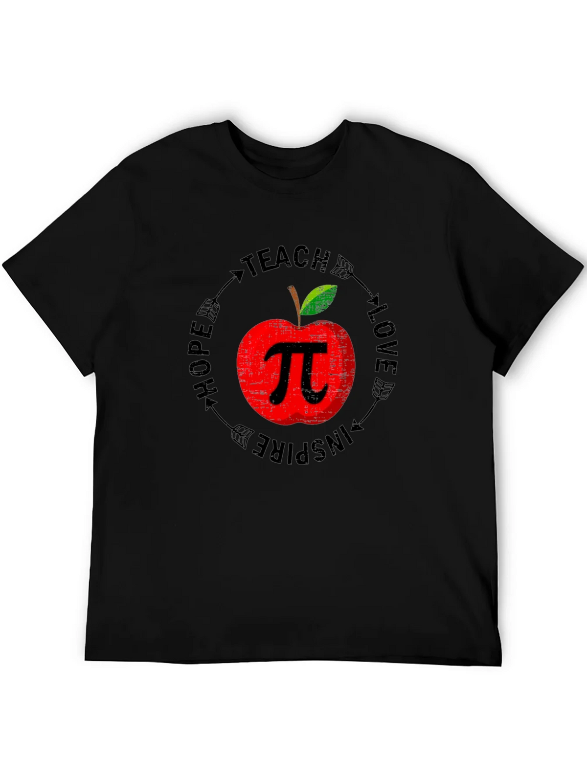Teacher Apple Pi Graphic Tee product image 5