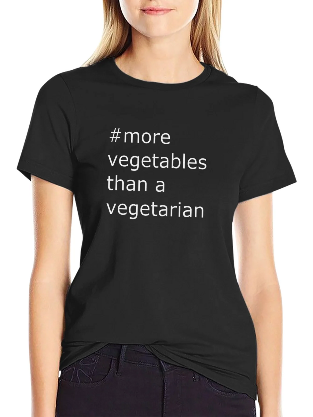 More Vegetables Than A Vegetarian Black T-Shirt product image 1