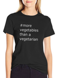 More Vegetables Than A Vegetarian Black T-Shirt product image 1