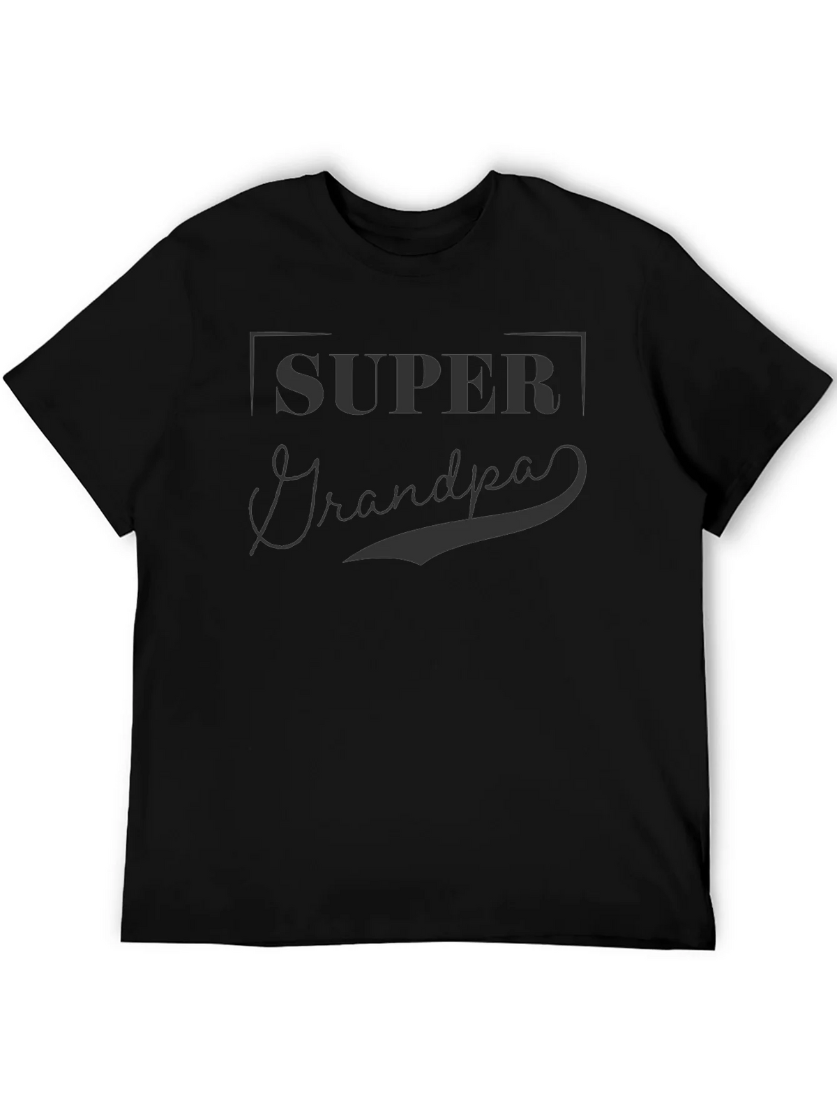 Super Grandpa T-Shirt - Black Crew Neck product image 5