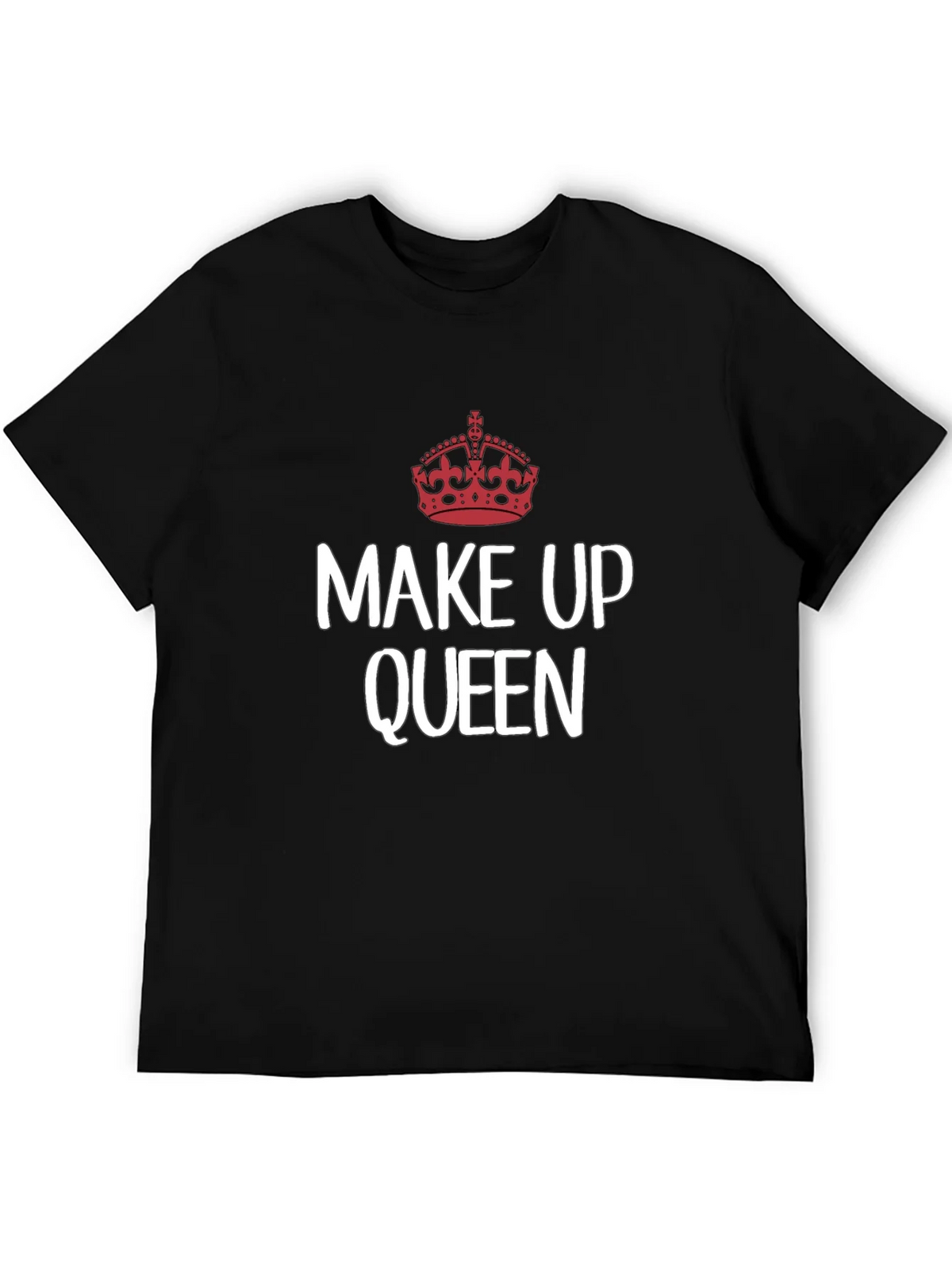 Make Up Queen T-Shirt - Crown Graphic Tee product image 5