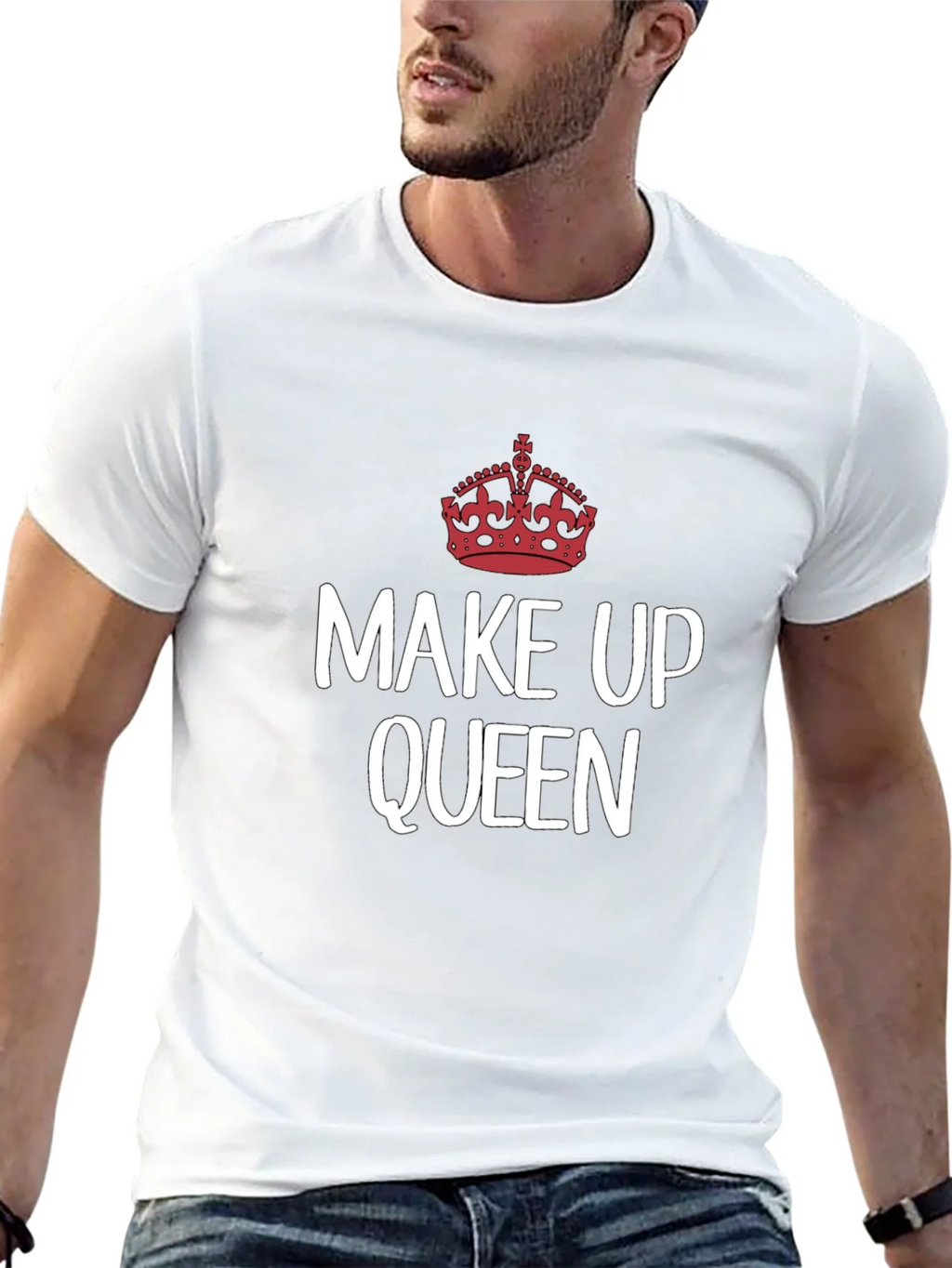 Make Up Queen T-Shirt - Crown Graphic Tee product image 12