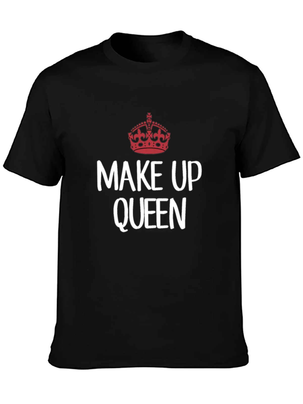Make Up Queen T-Shirt - Crown Graphic Tee product image 3