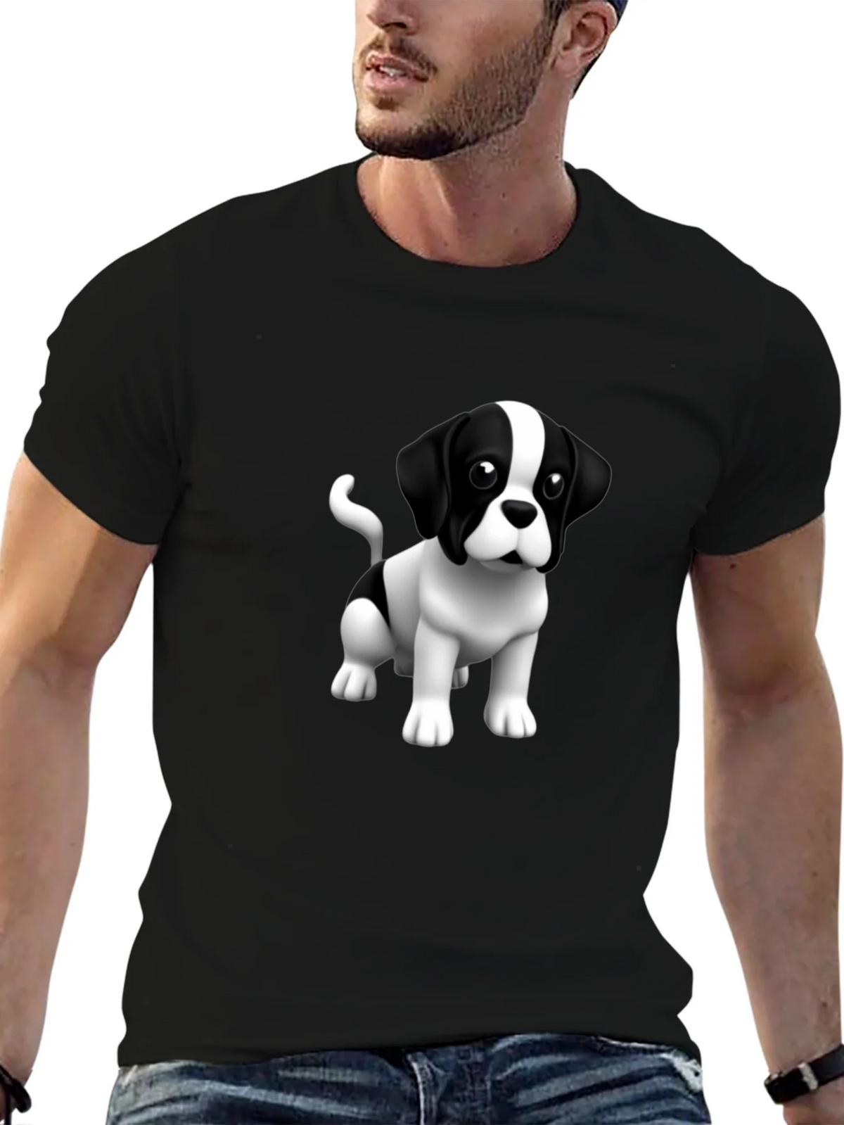 Dog Graphic Tee - Cute Cartoon Puppy T-Shirt product image 1