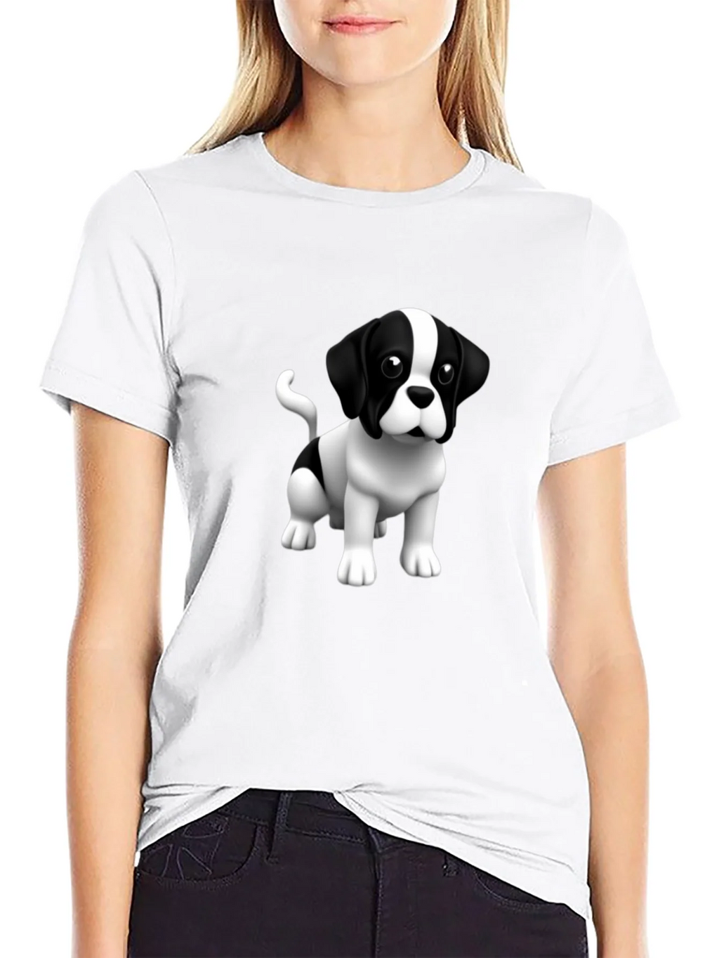 Dog Graphic Tee - Cute Cartoon Puppy T-Shirt product image 2