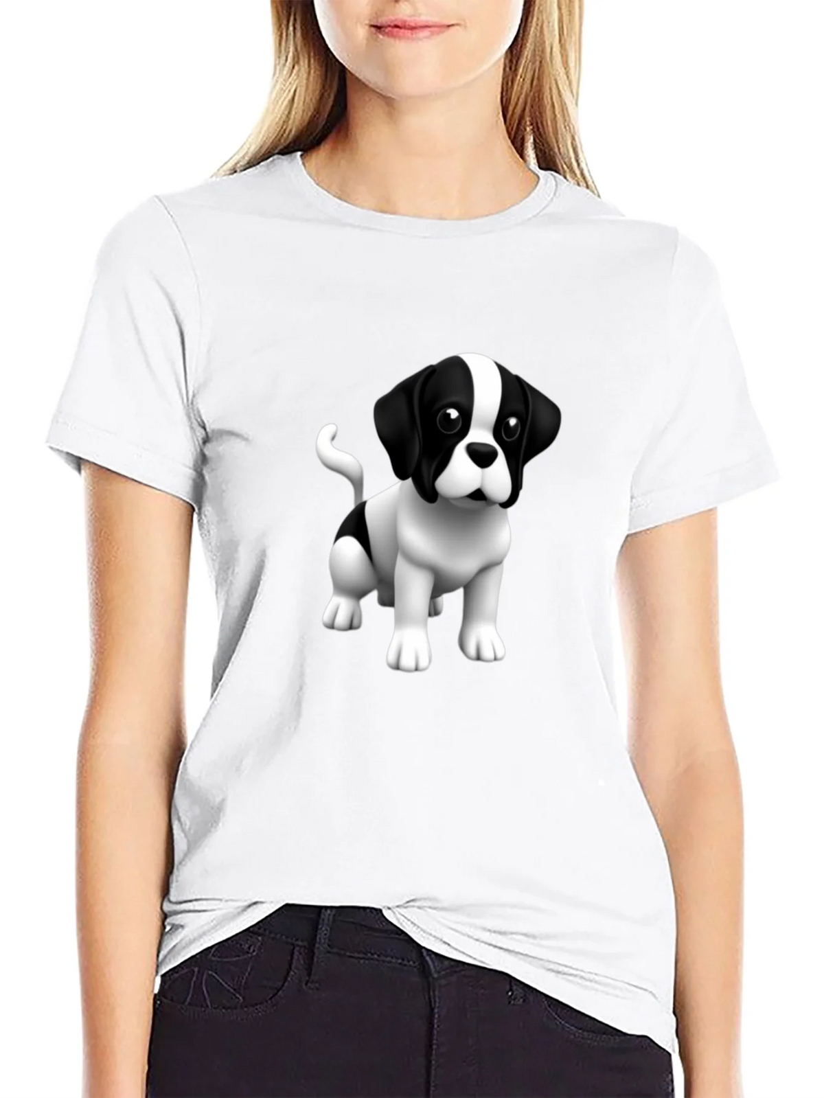 Dog Graphic Tee - Cute Cartoon Puppy T-Shirt product image 2