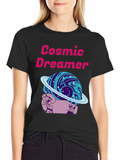 Cosmic Dreamer Graphic T-Shirt product image 1