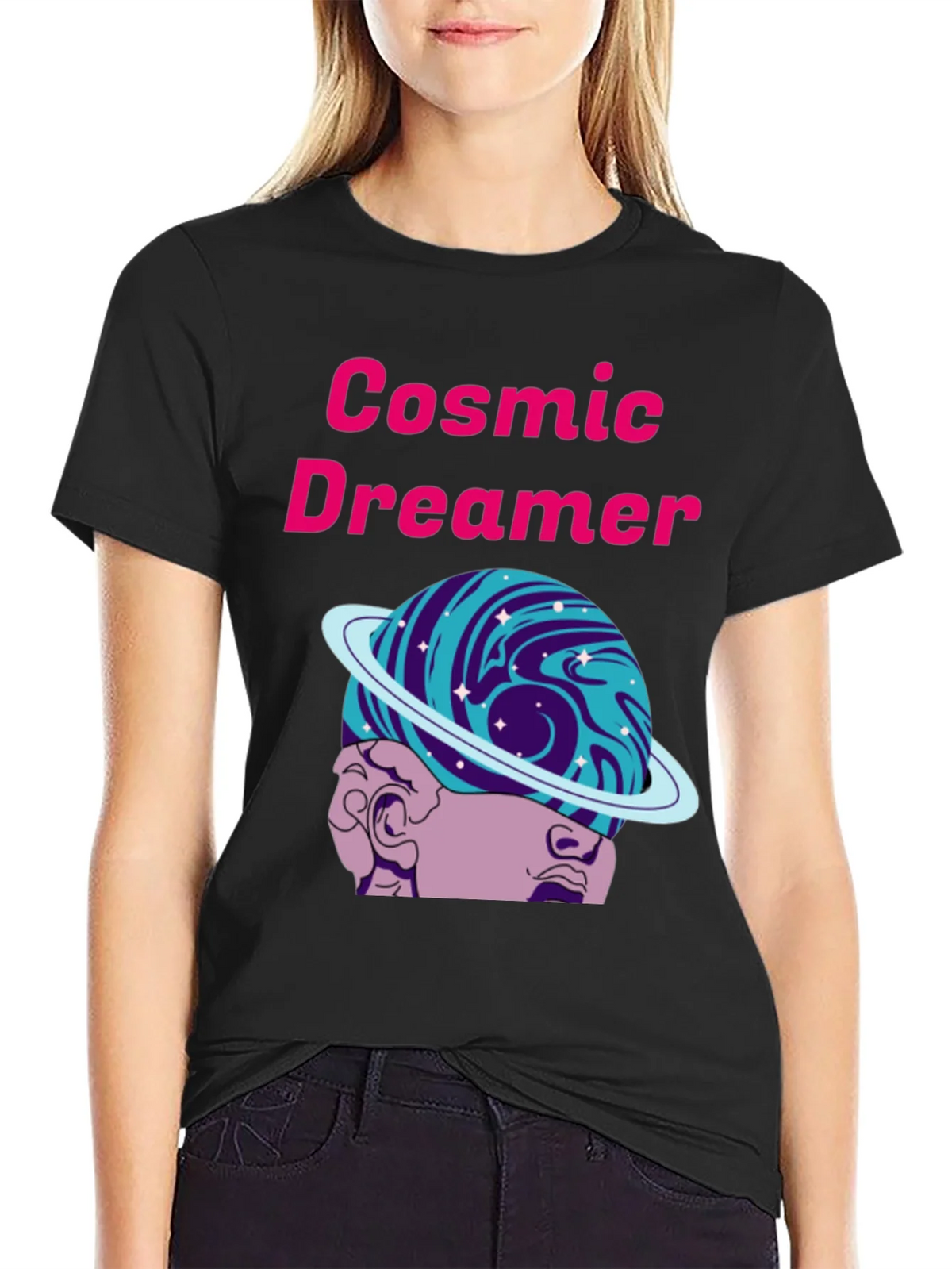 Cosmic Dreamer Graphic T-Shirt product image 1