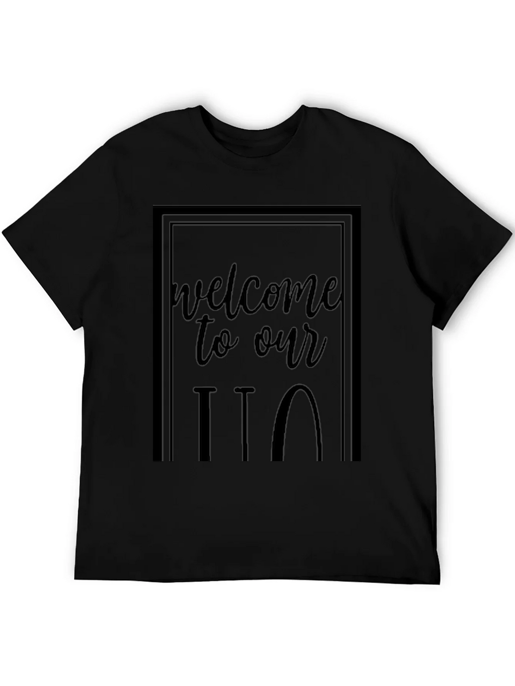 Welcome to Our ITT Black Graphic Tee product image 5