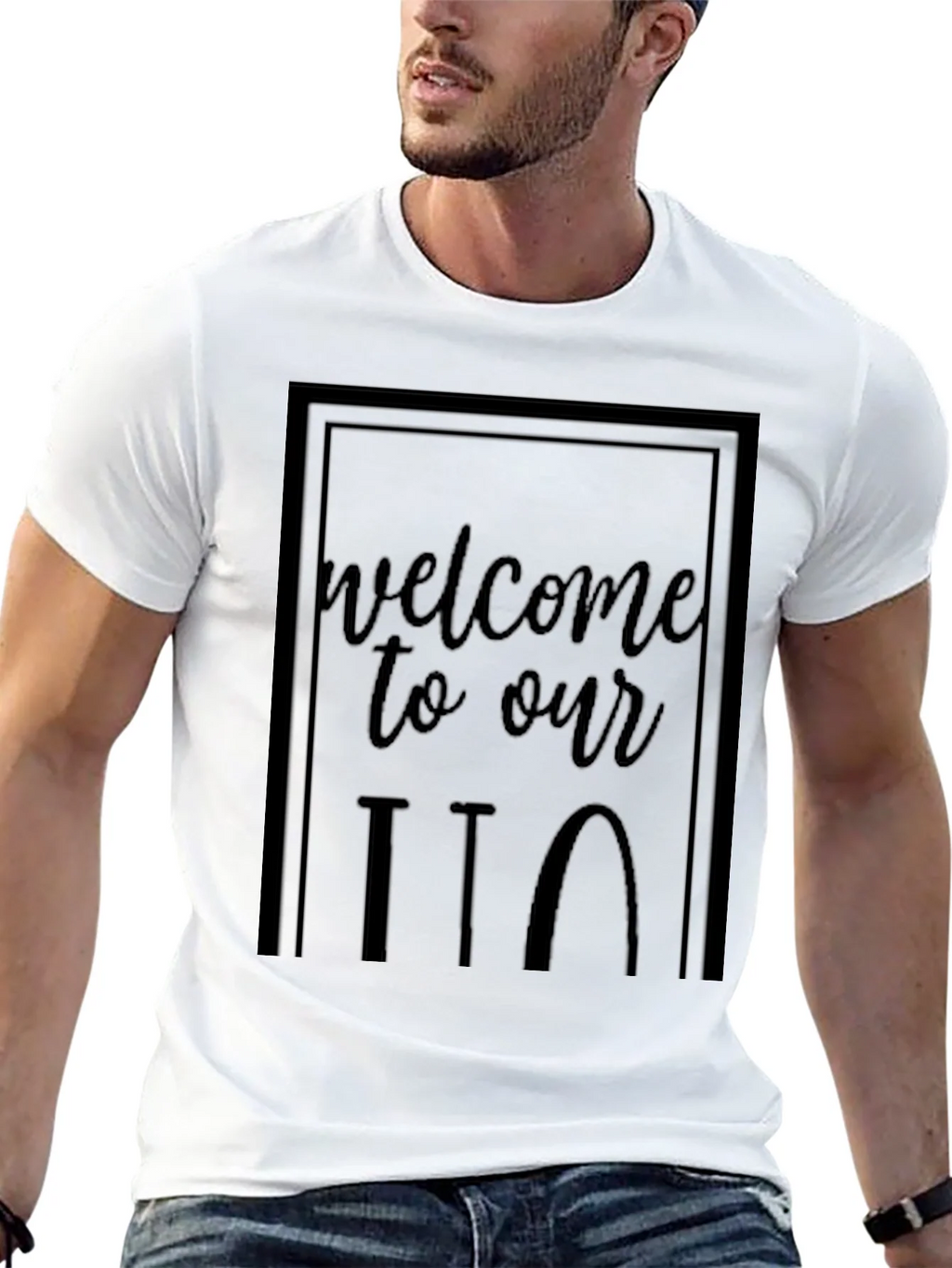 Welcome to Our ITT Black Graphic Tee product image 12