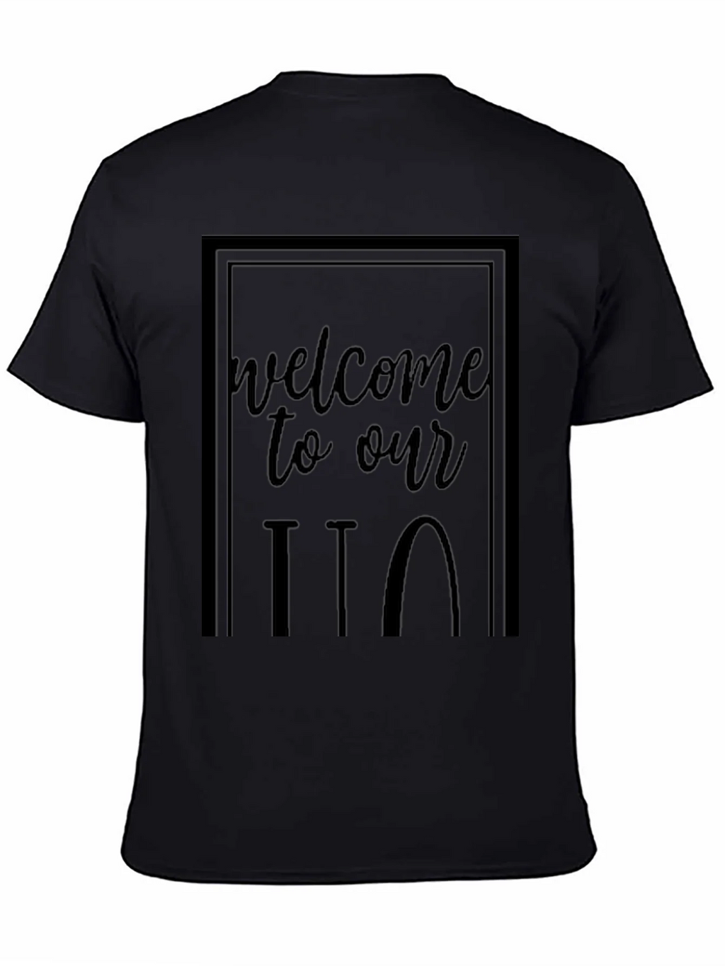 Welcome to Our ITT Black Graphic Tee product image 4
