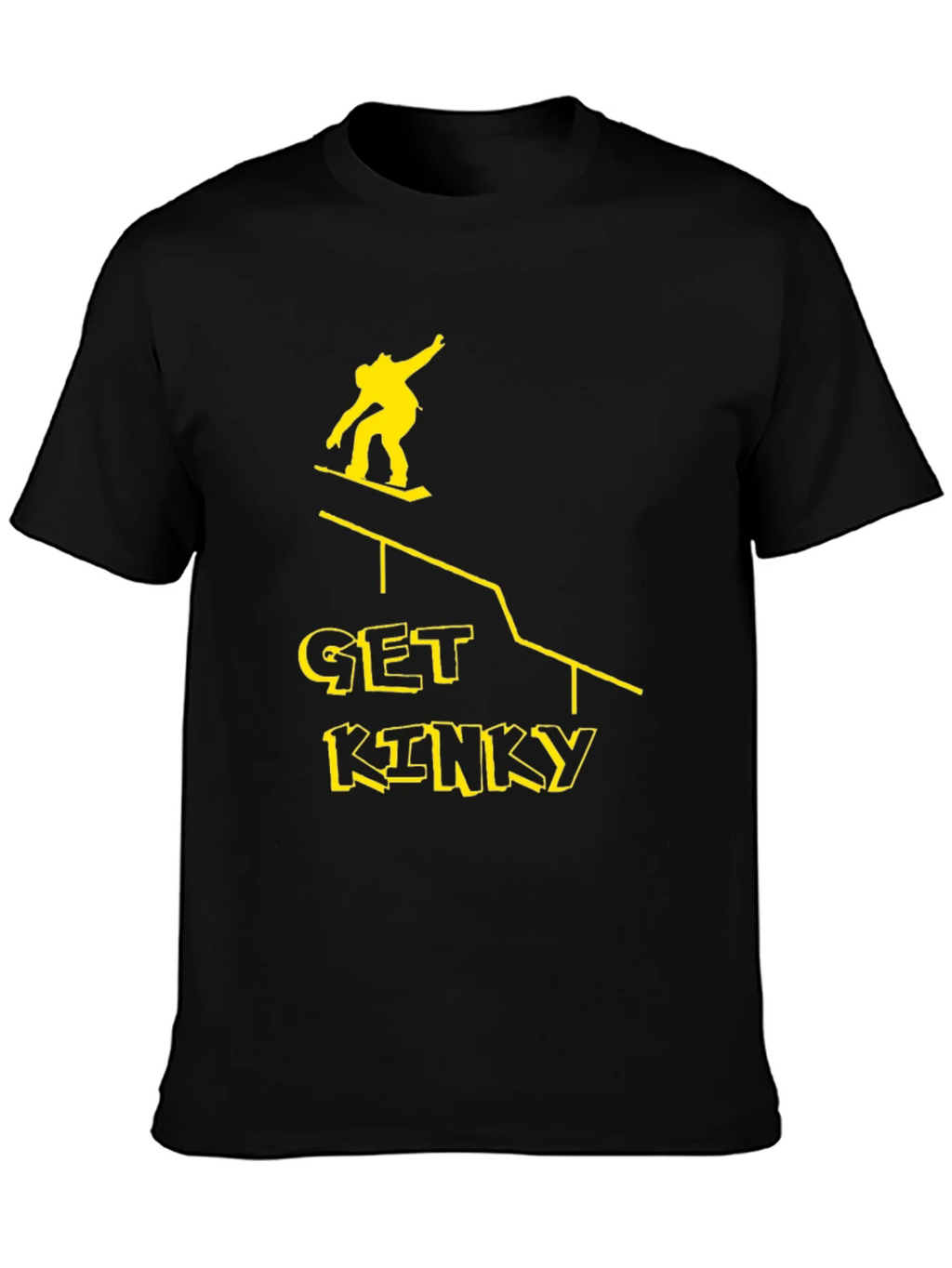 Get Kinky Graphic Tee - Black Cotton T-Shirt product image 3