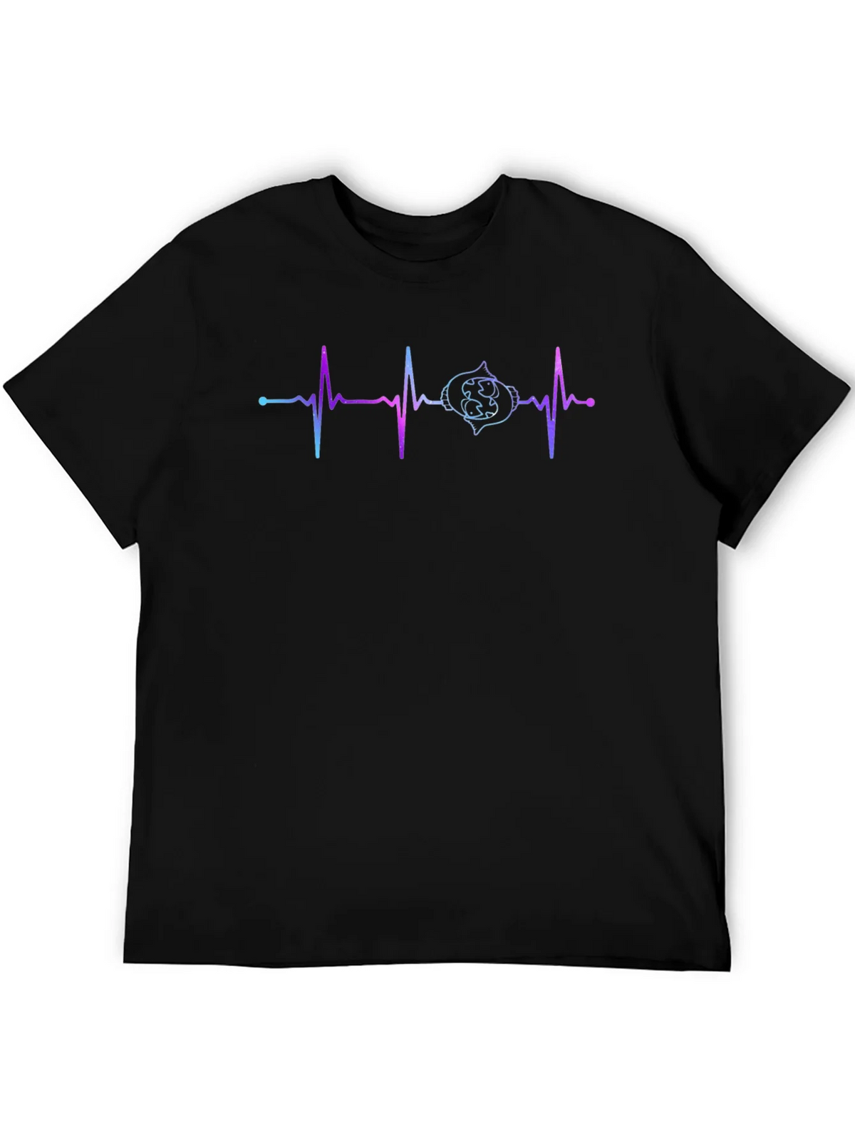 Heartbeat Gamer T-Shirt - Black Cotton Tee product image 4