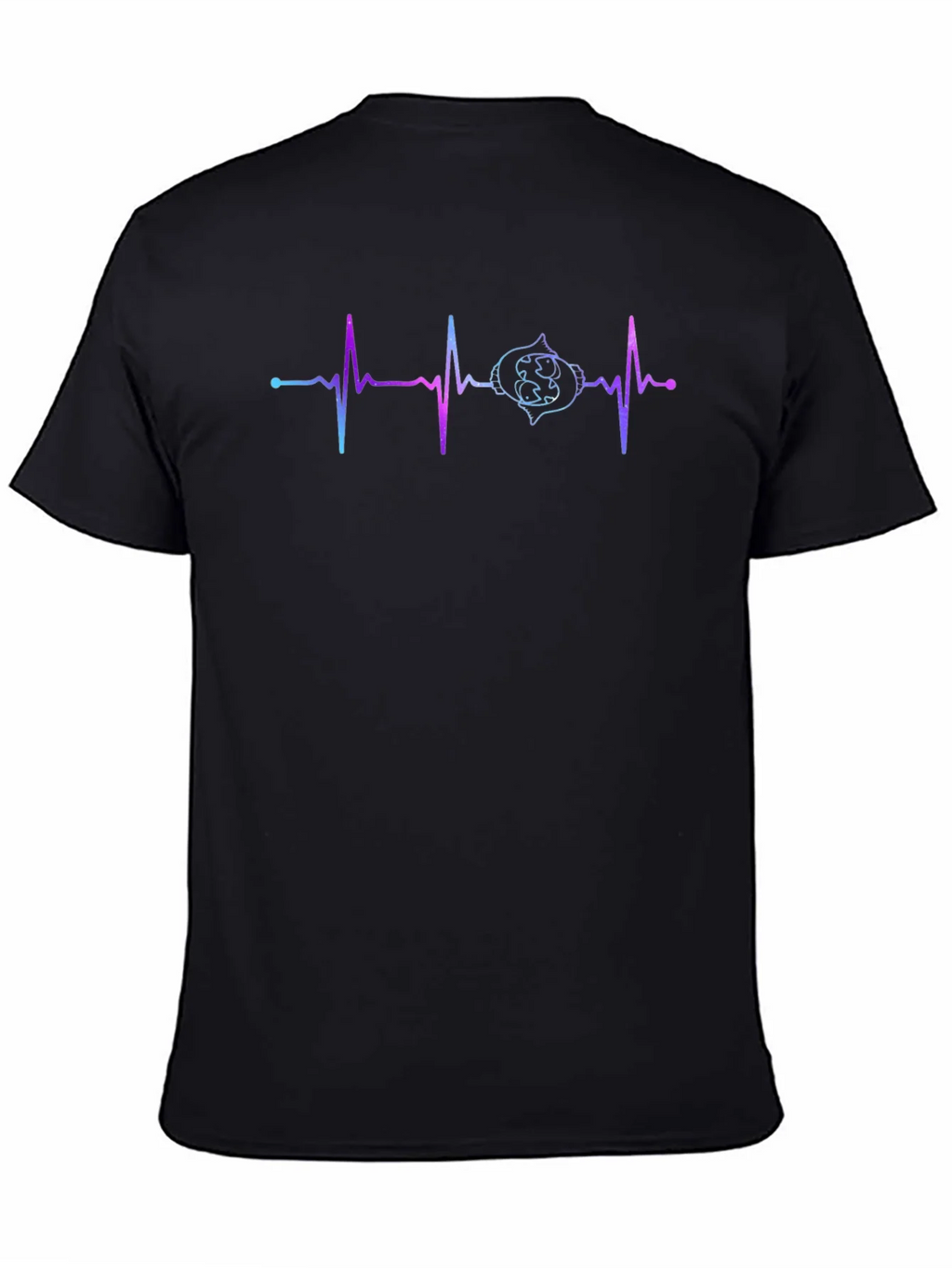 Heartbeat Gamer T-Shirt - Black Cotton Tee product image 3