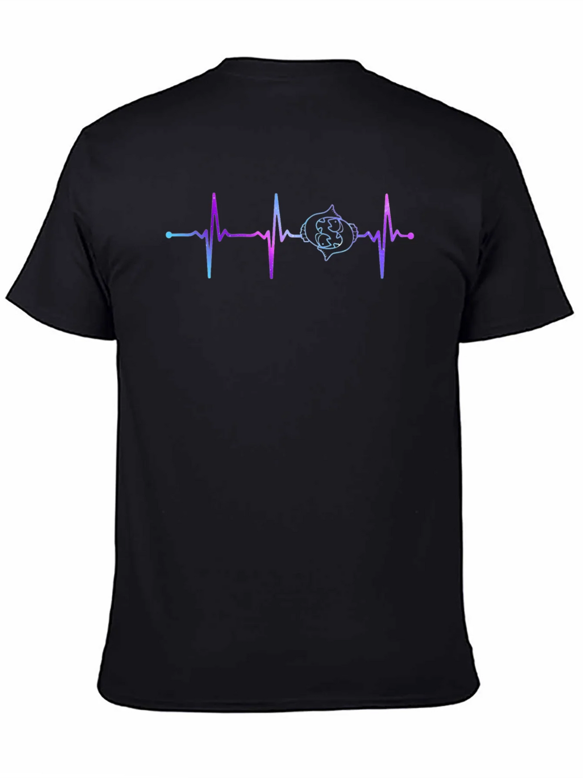 Heartbeat Gamer T-Shirt - Black Cotton Tee product image 3