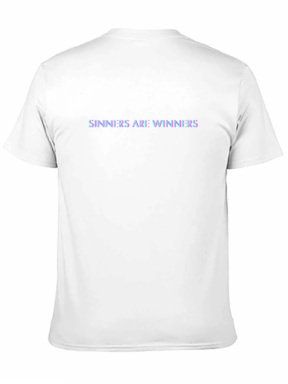 Sinners Are Winners Black Graphic Tee product image 7