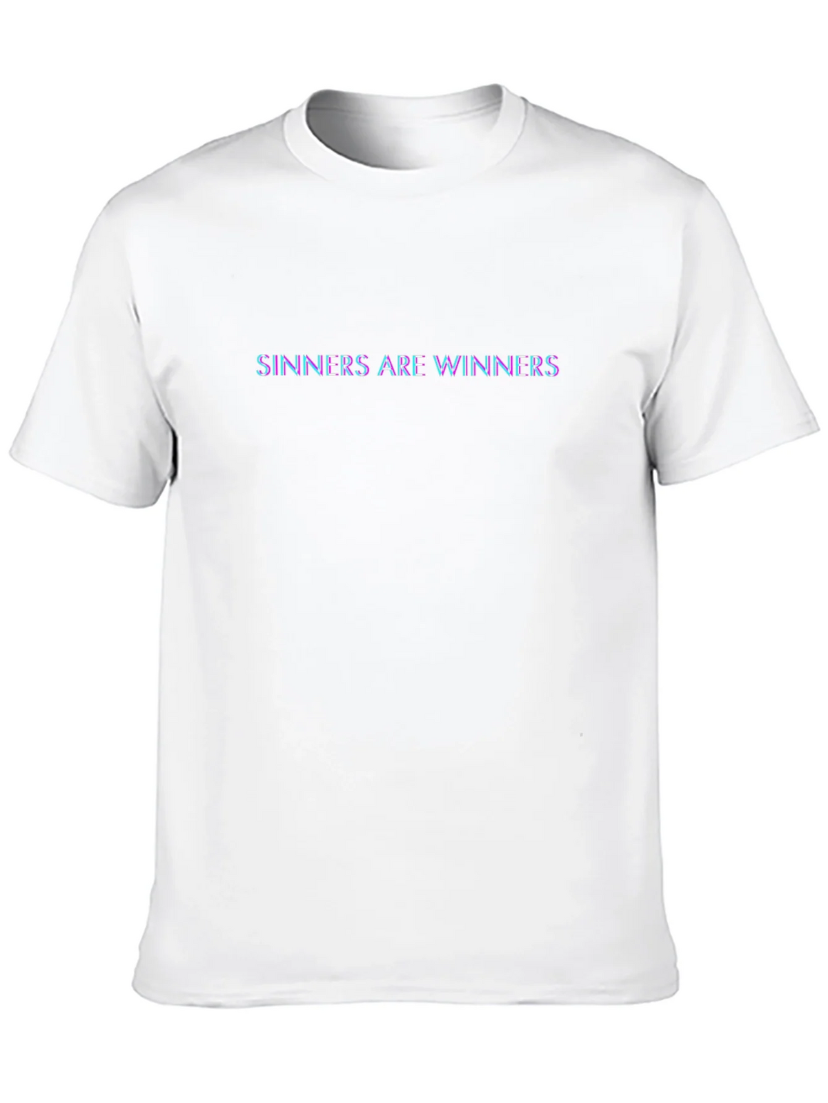 Sinners Are Winners Black Graphic Tee product image 6