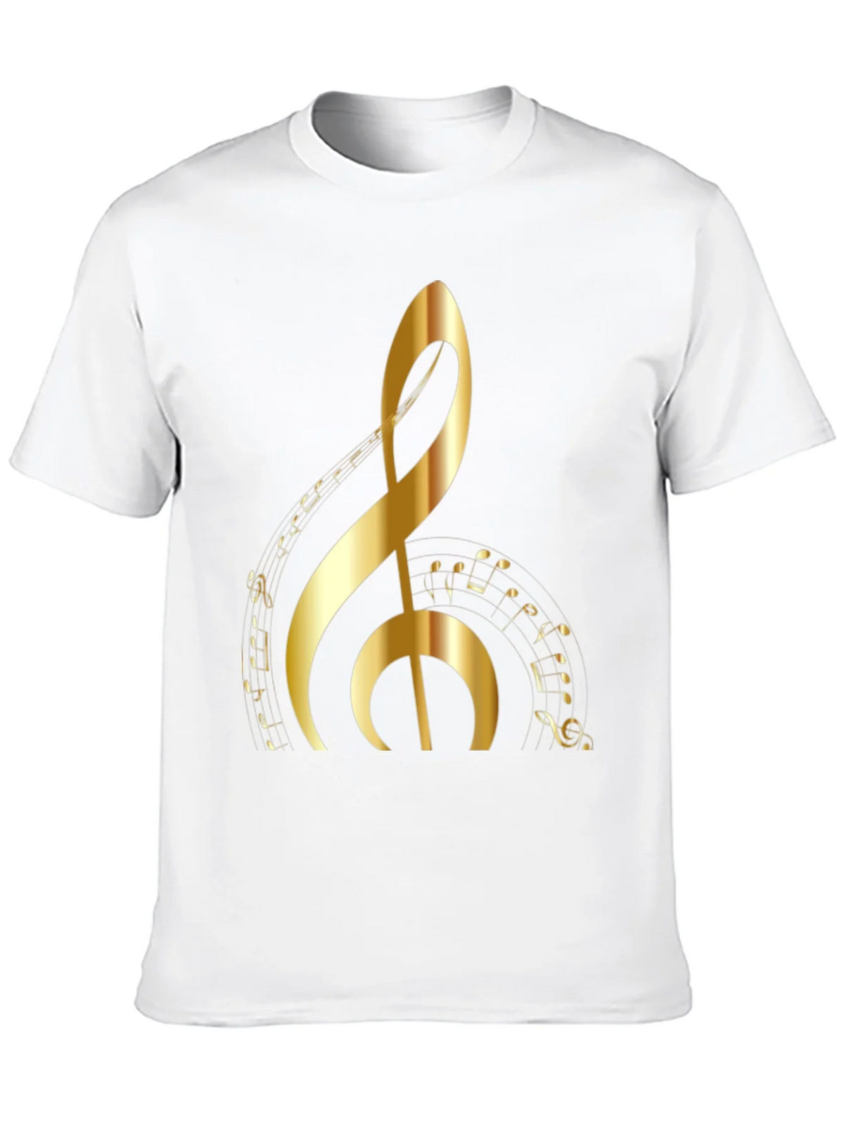 Golden Clef Music Note T-Shirt product image 9