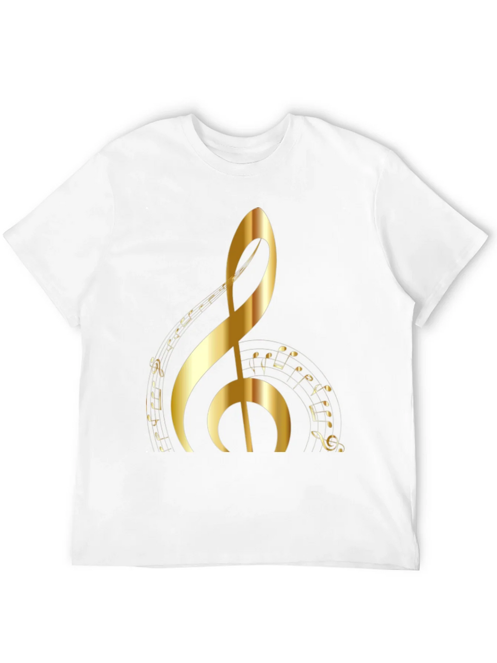 Golden Clef Music Note T-Shirt product image 11