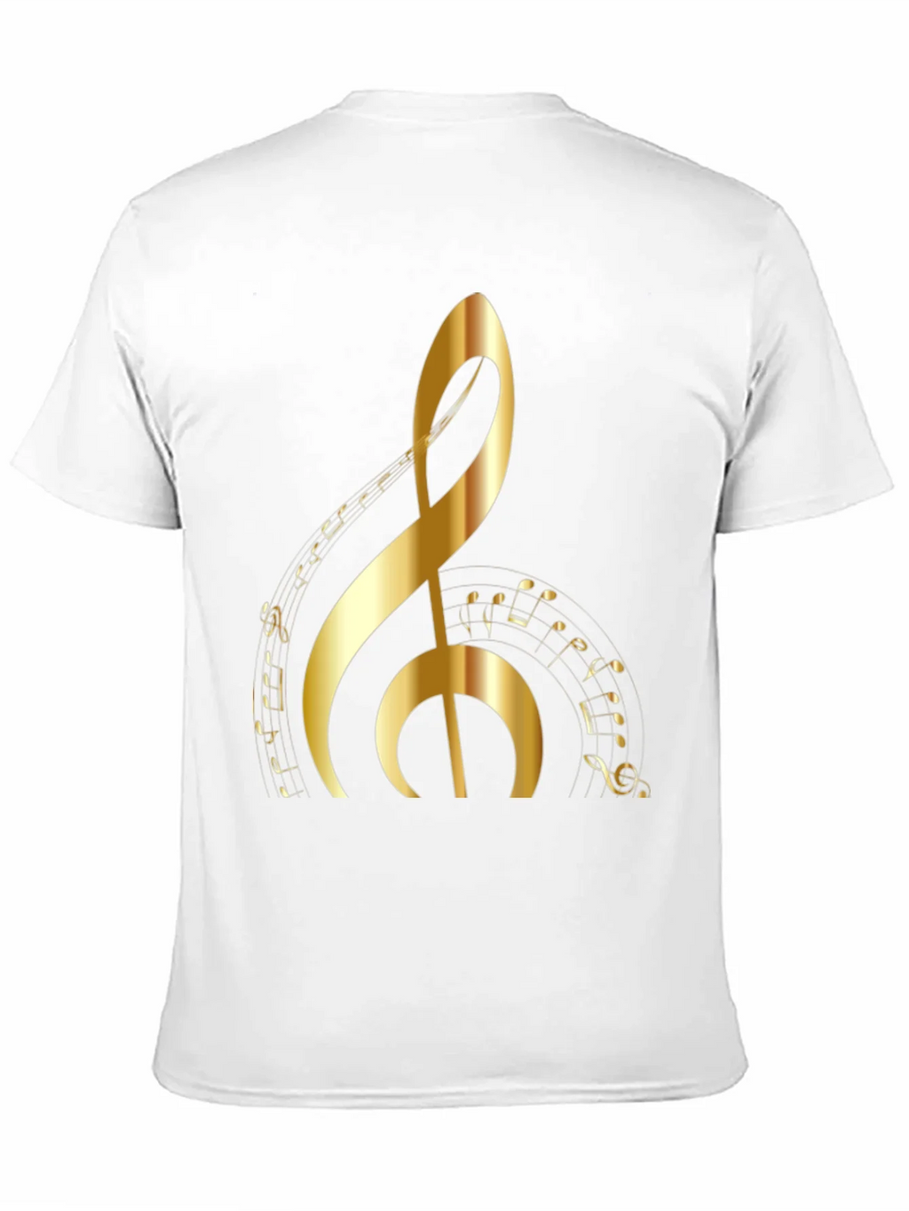 Golden Clef Music Note T-Shirt product image 10