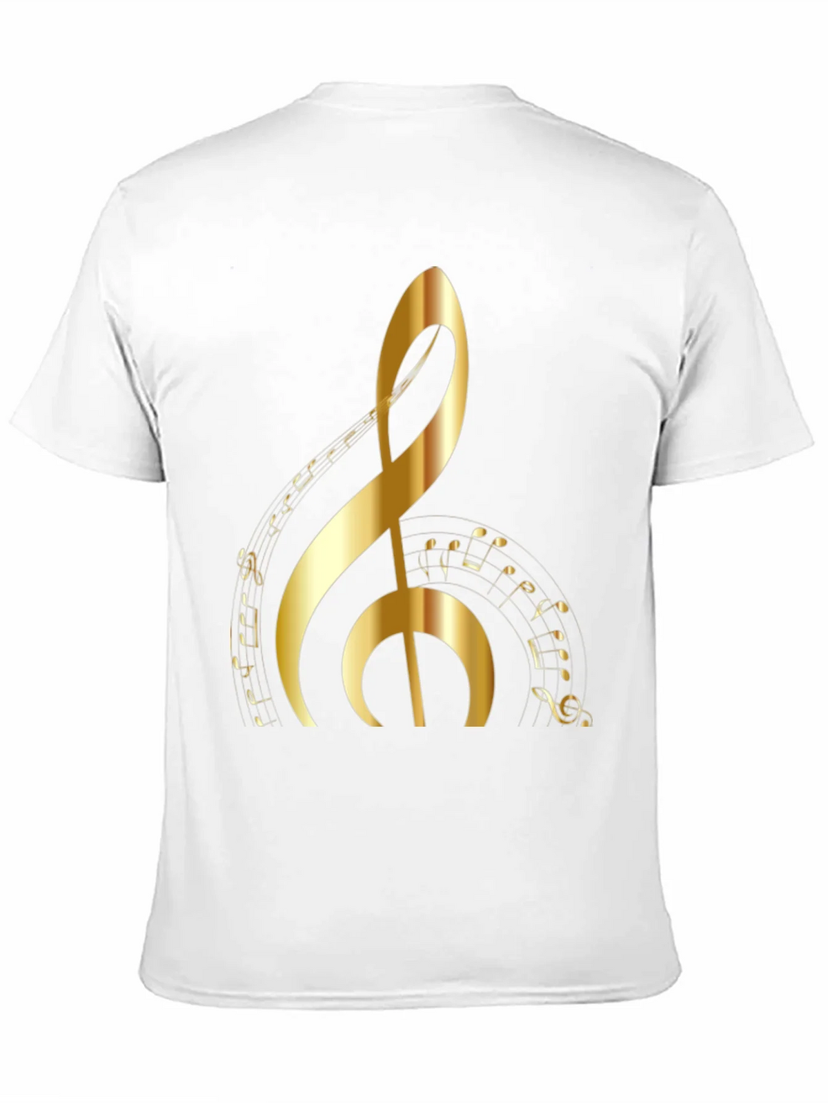 Golden Clef Music Note T-Shirt product image 10