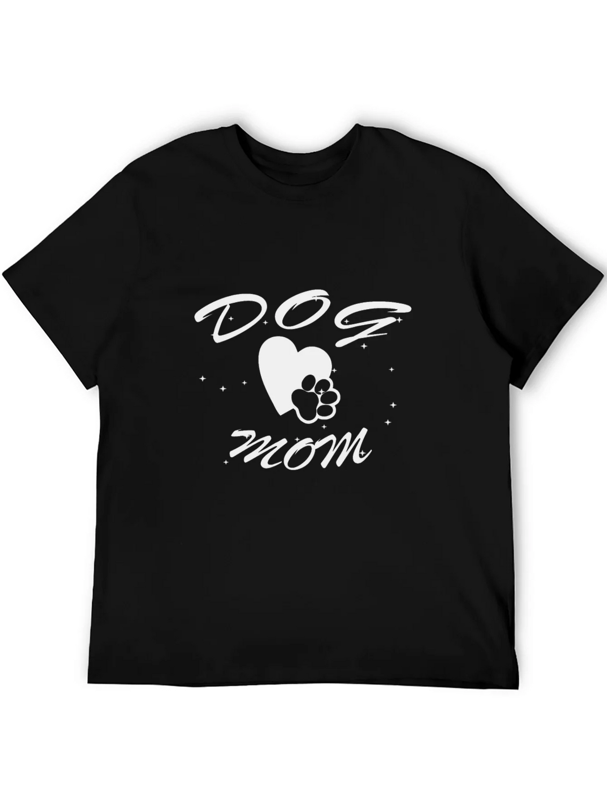Dog Mom T-Shirt - Heart Paw Print Tee product image 2