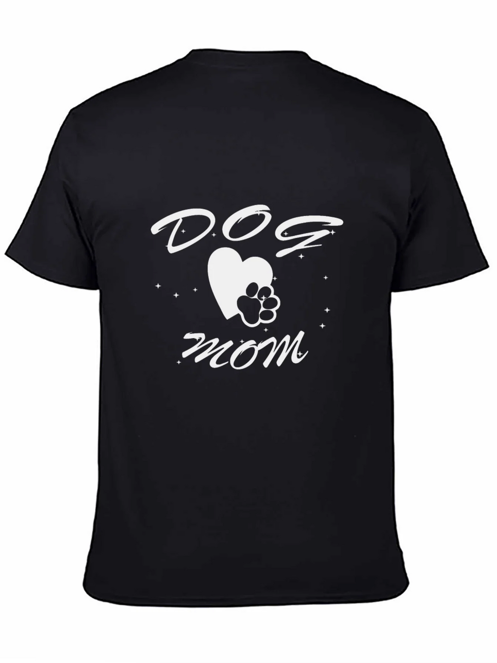 Dog Mom T-Shirt - Heart Paw Print Tee product image 1