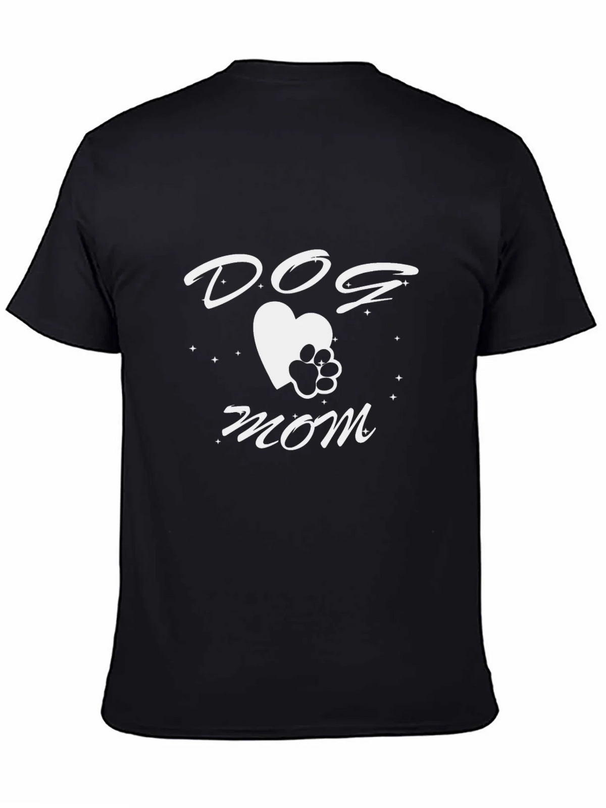 Dog Mom T-Shirt - Heart Paw Print Tee product image 1
