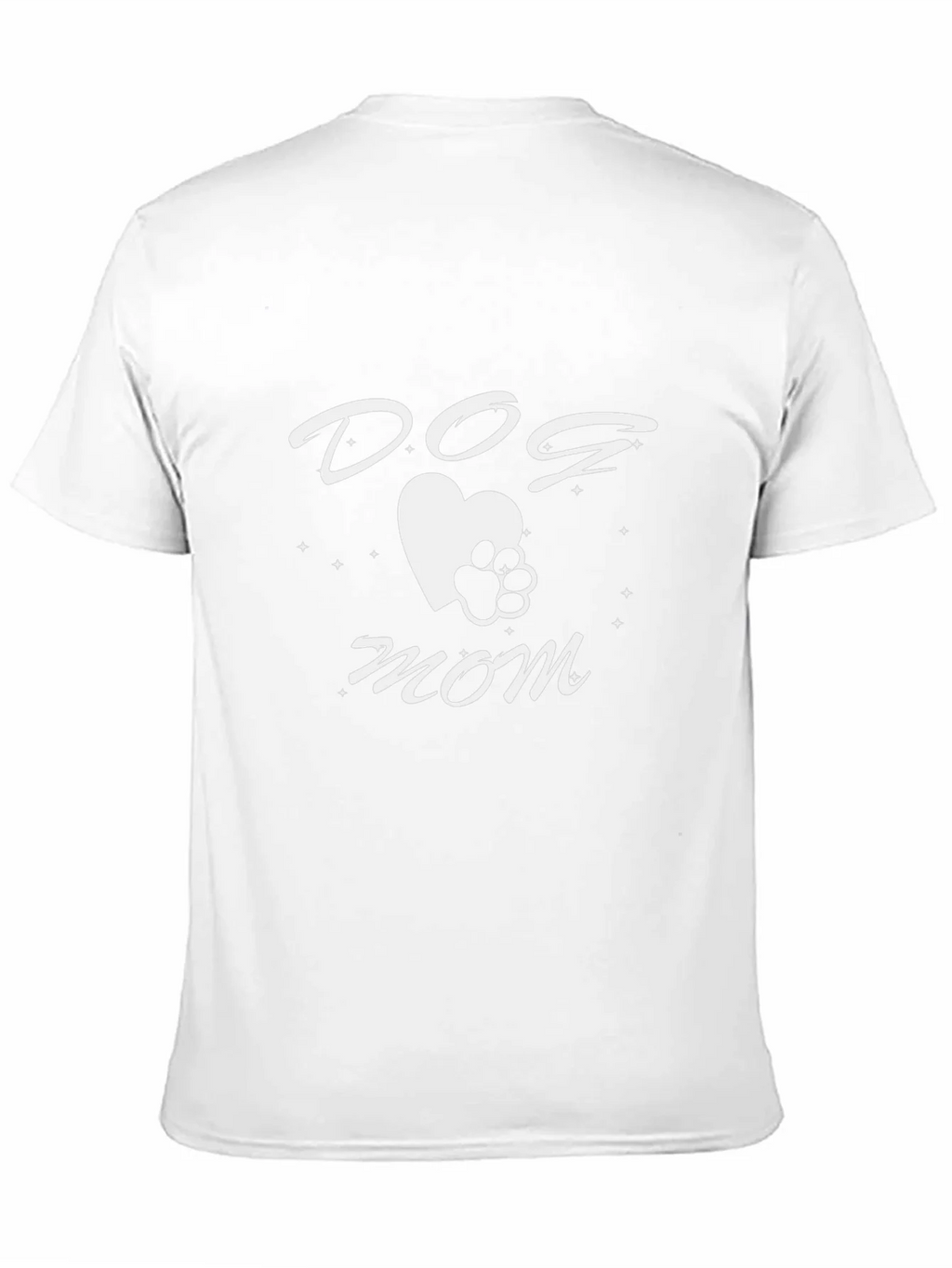 Dog Mom T-Shirt - Heart Paw Print Tee product image 5