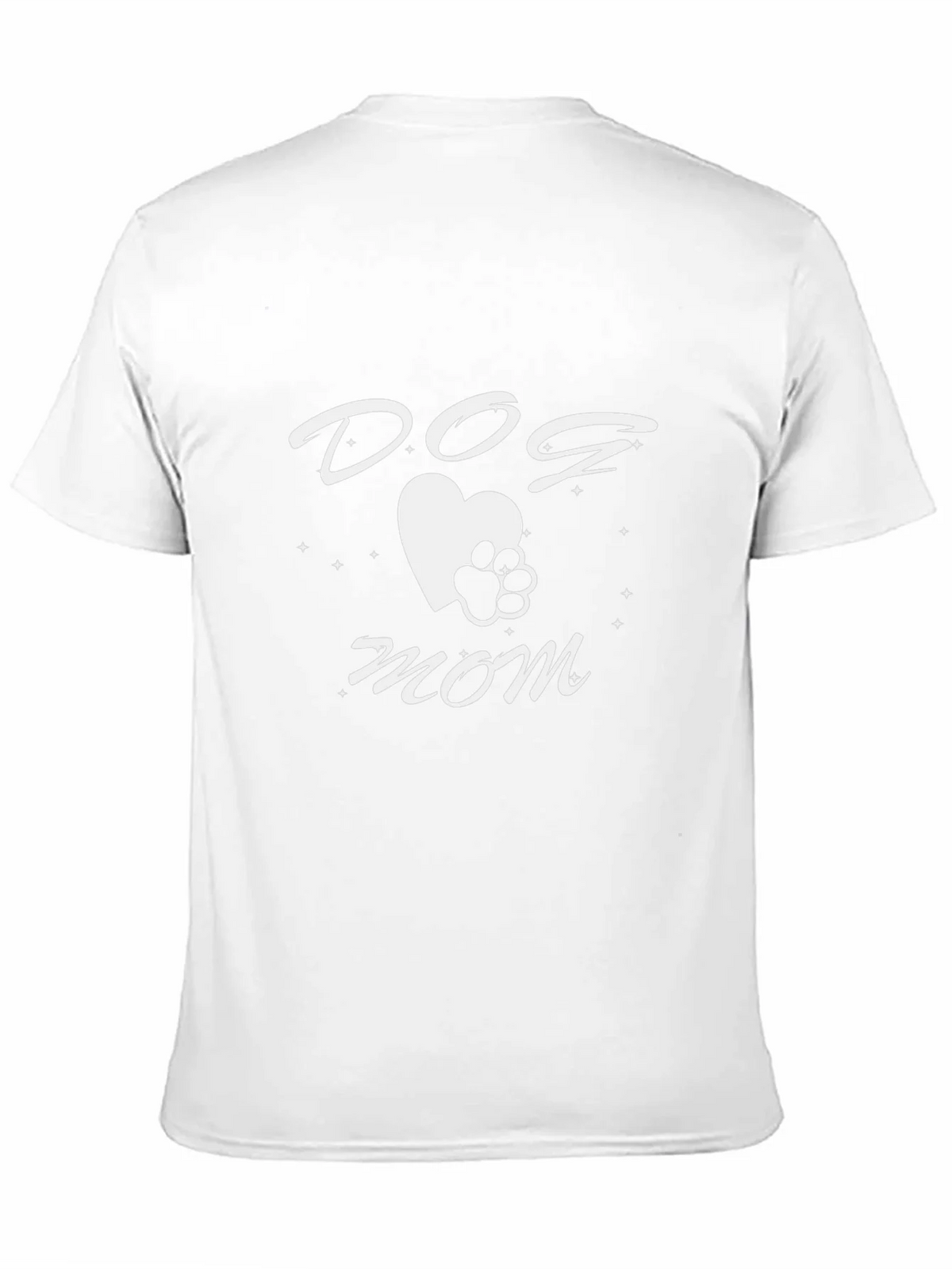 Dog Mom T-Shirt - Heart Paw Print Tee product image 5