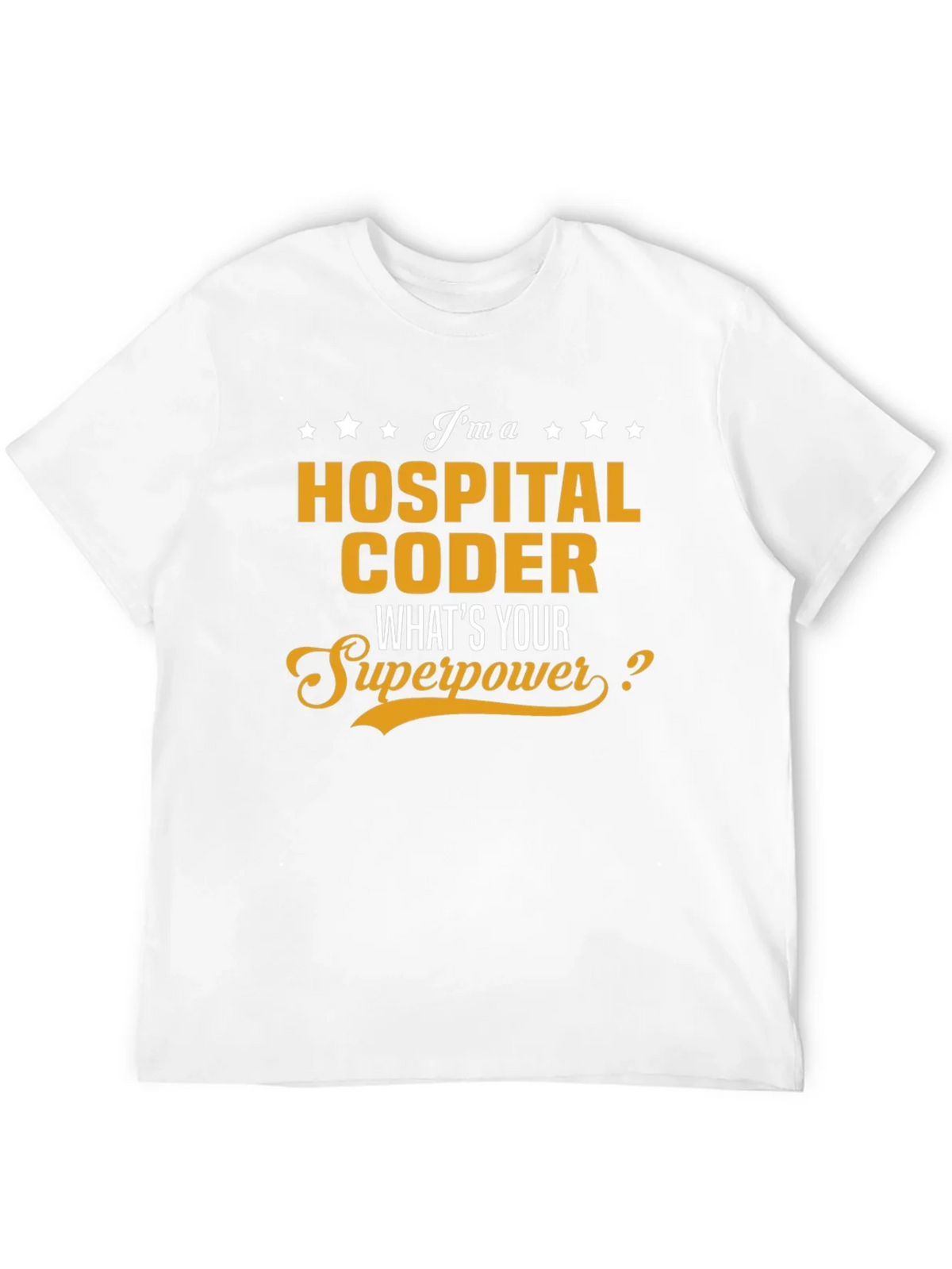 Hospital Coder Superpower T-Shirt - Black product image 2