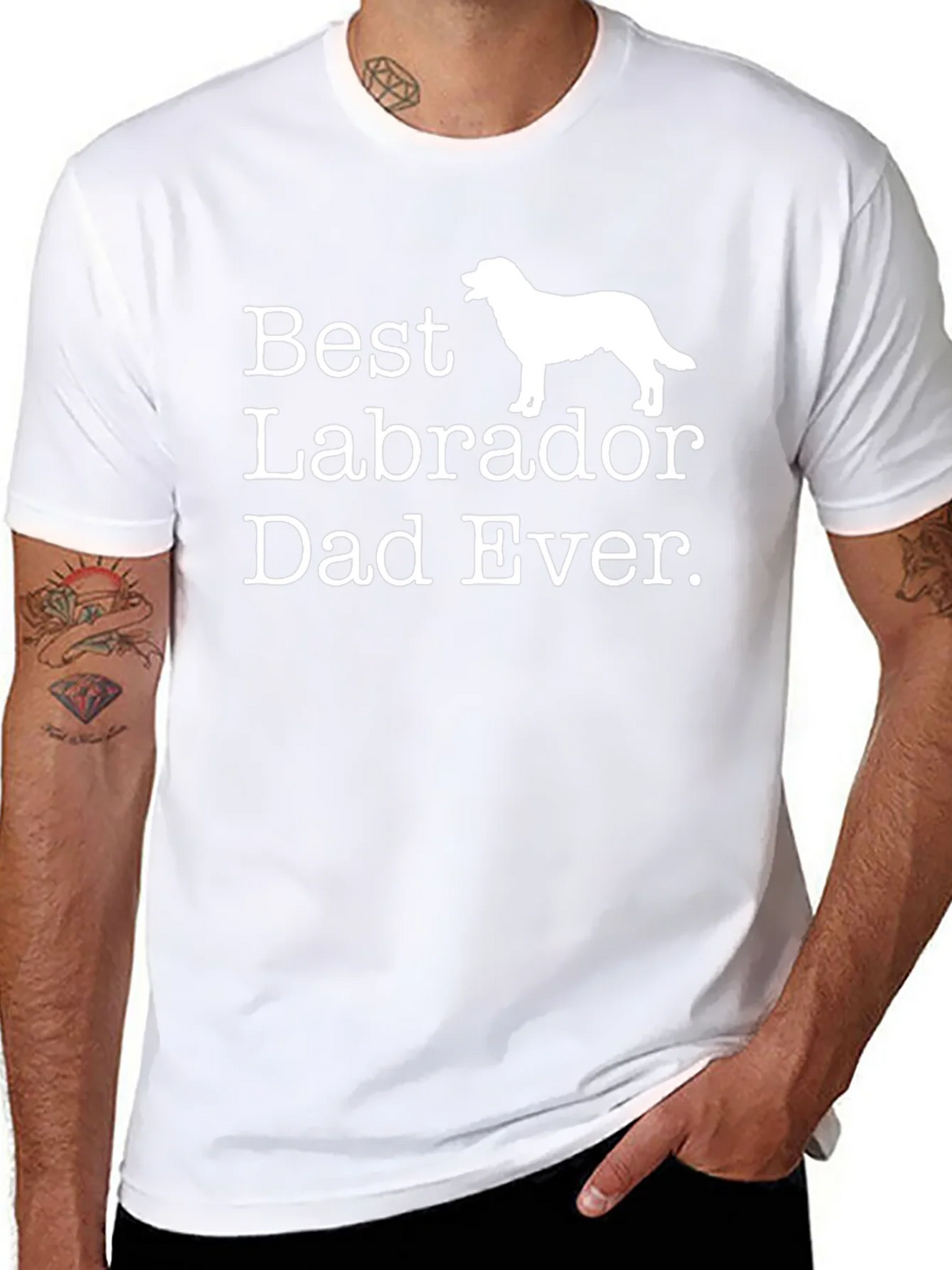 Best Labrador Dad Ever T-Shirt product image 7