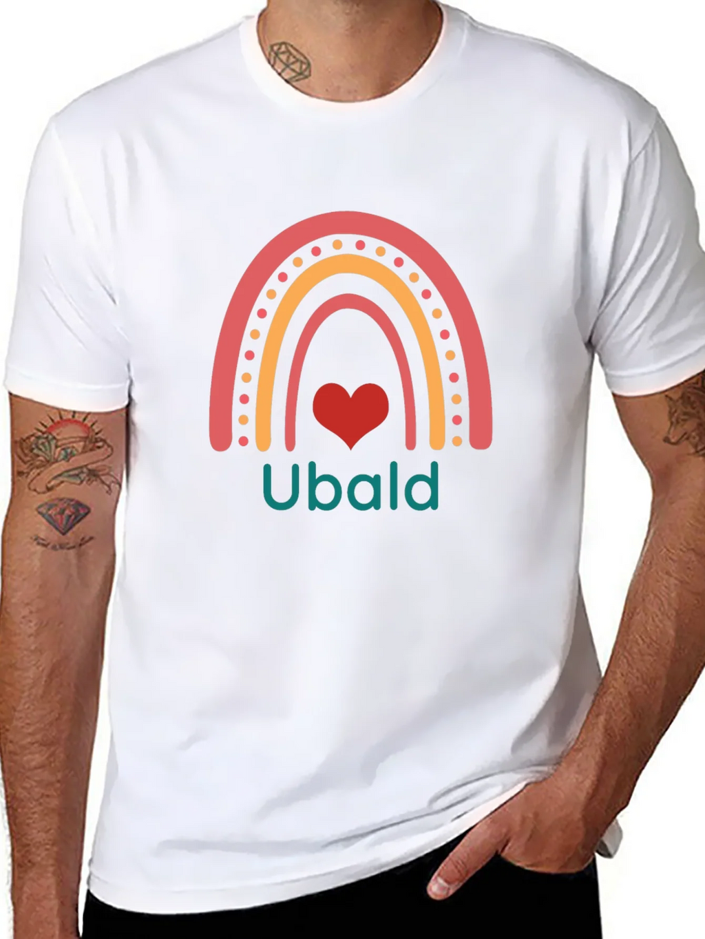 Rainbow Ubald Heart T-Shirt product image 6