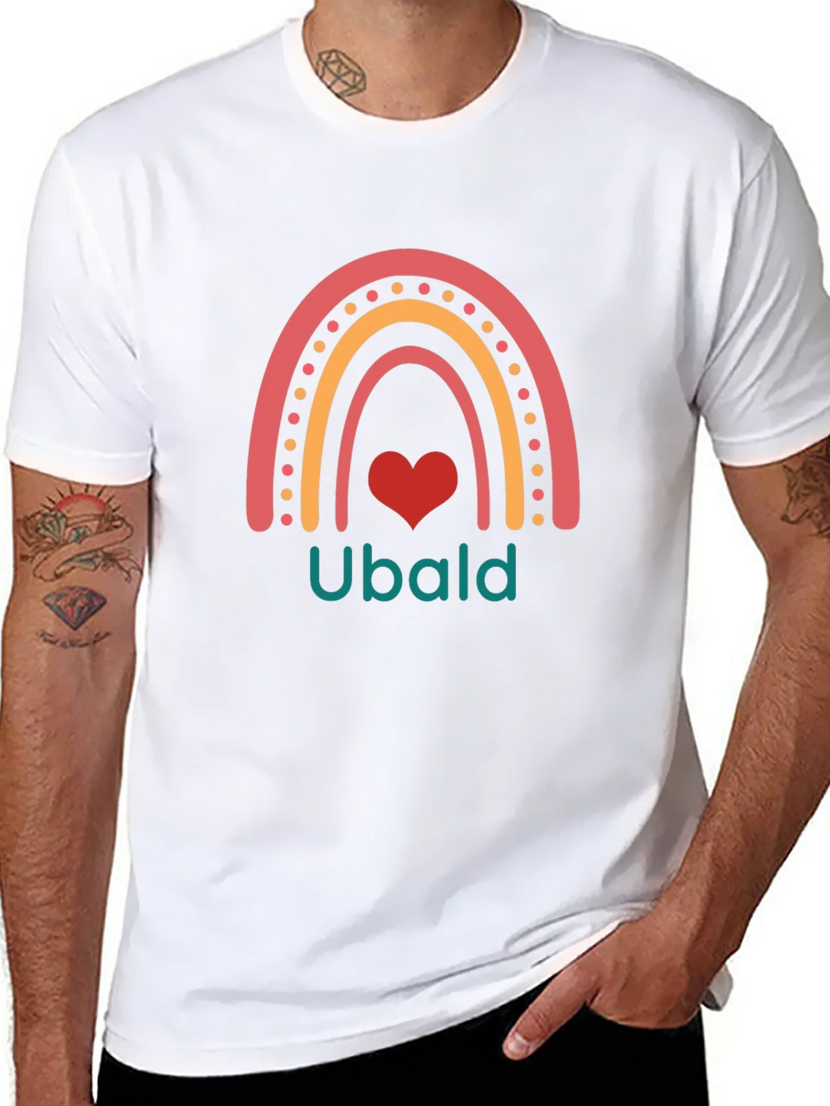 Rainbow Ubald Heart T-Shirt product image 6