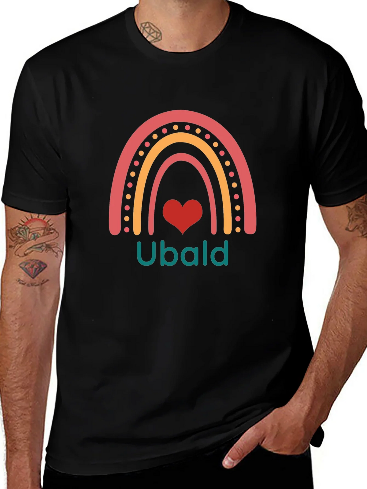 Rainbow Ubald Heart T-Shirt product image 1