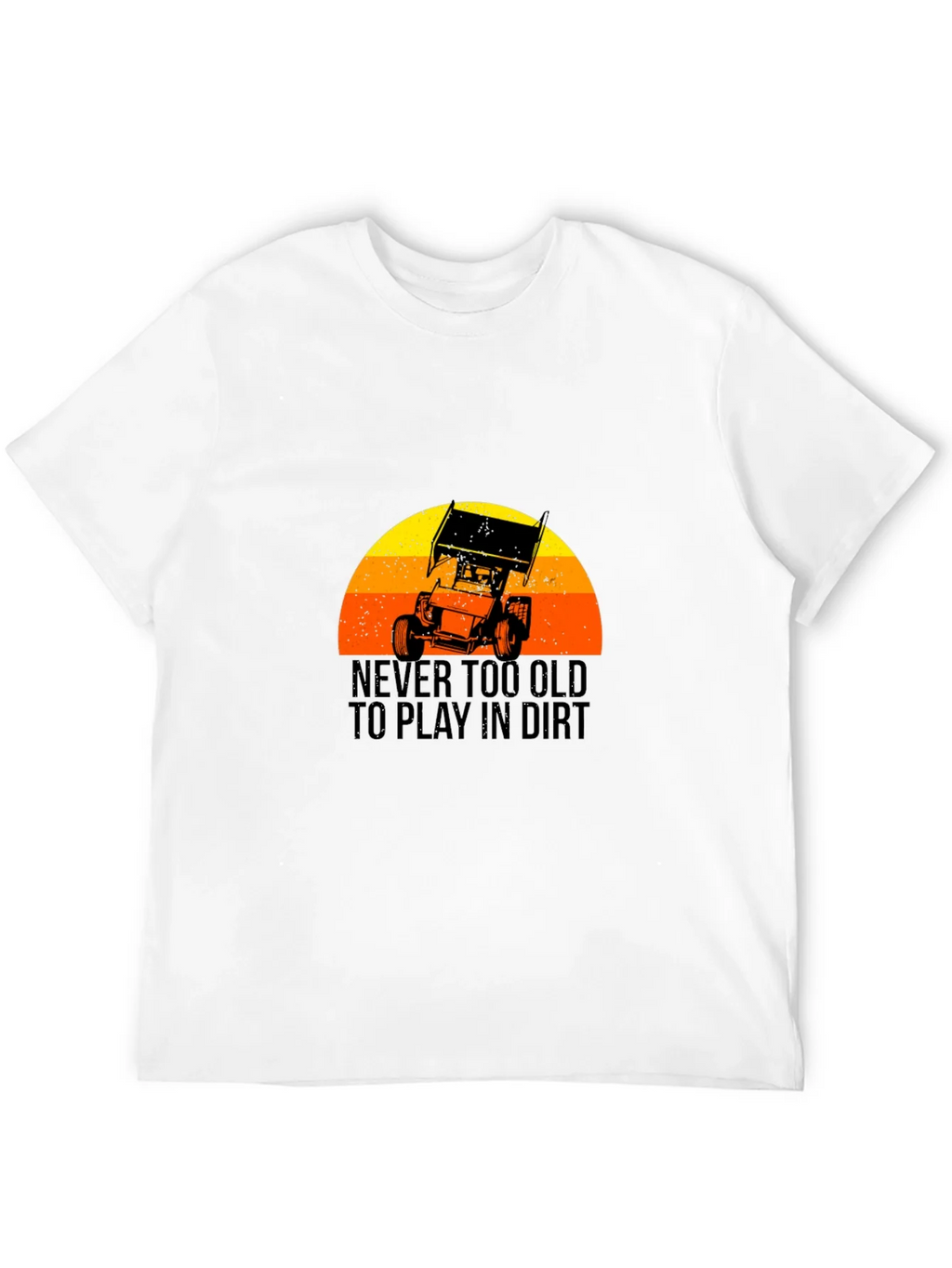 Never Too Old to Play in Dirt Black T-Shirt product image 11