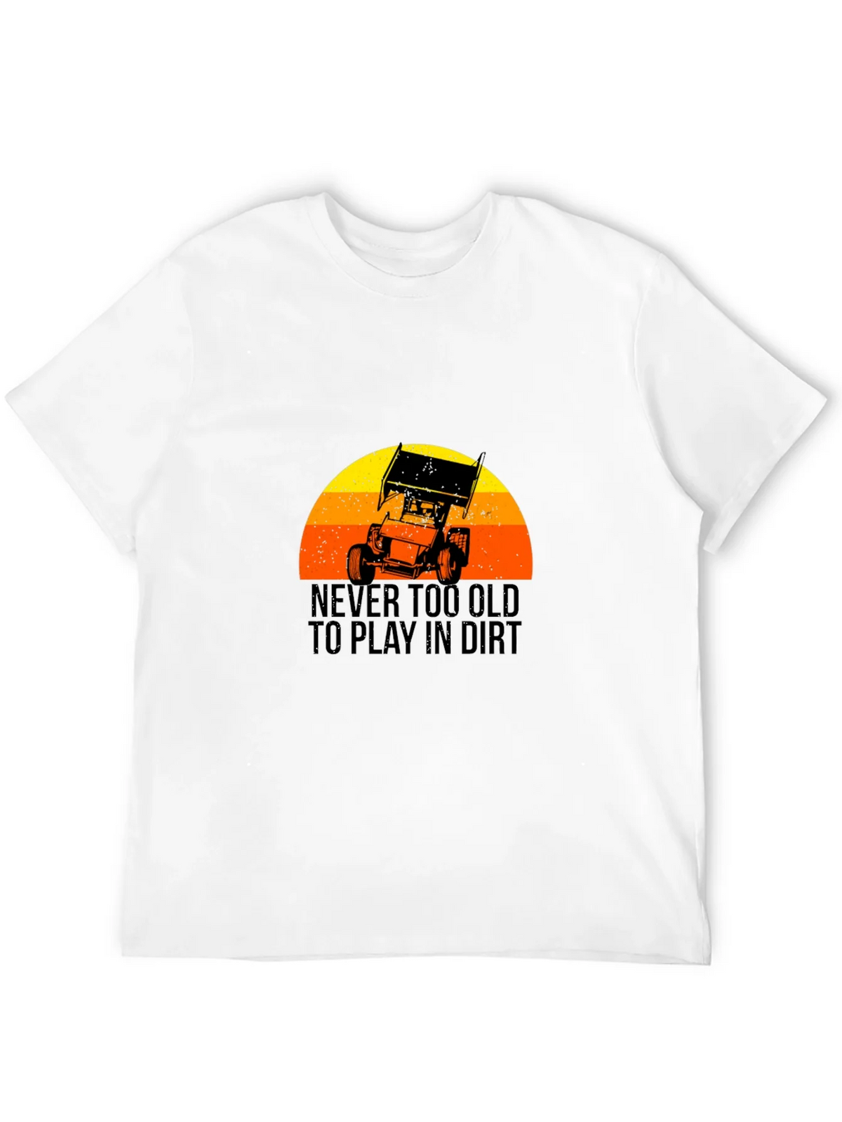 Never Too Old to Play in Dirt Black T-Shirt product image 11