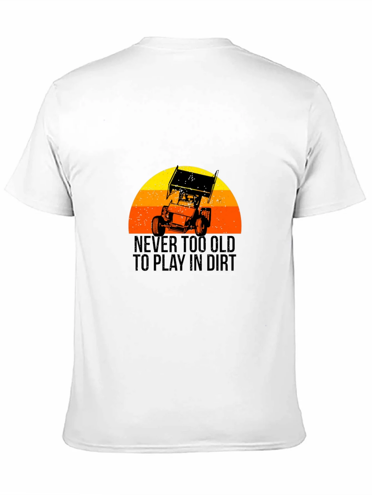 Never Too Old to Play in Dirt Black T-Shirt product image 10